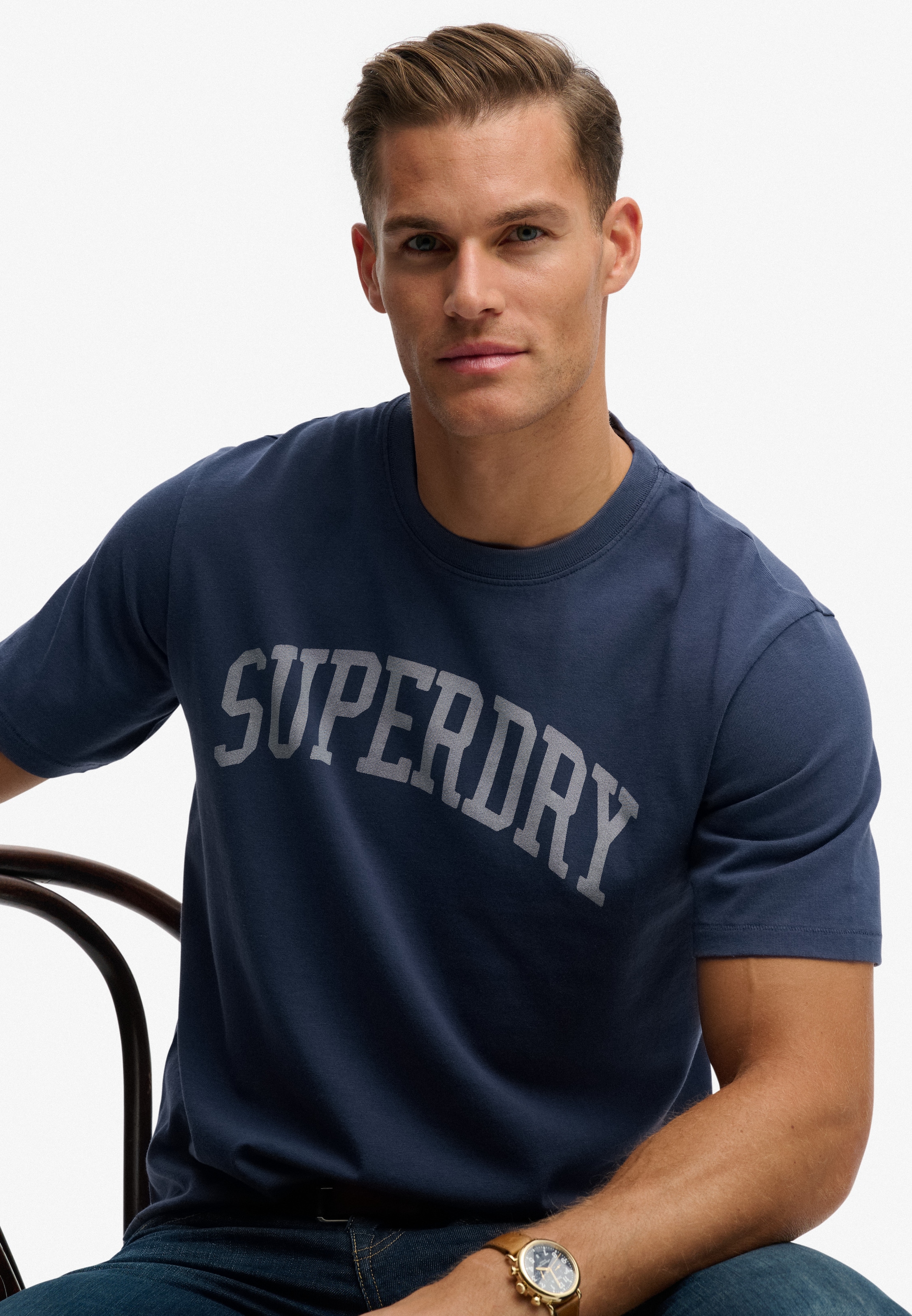 Superdry Rundhalsshirt »ATH ESS TEE«
