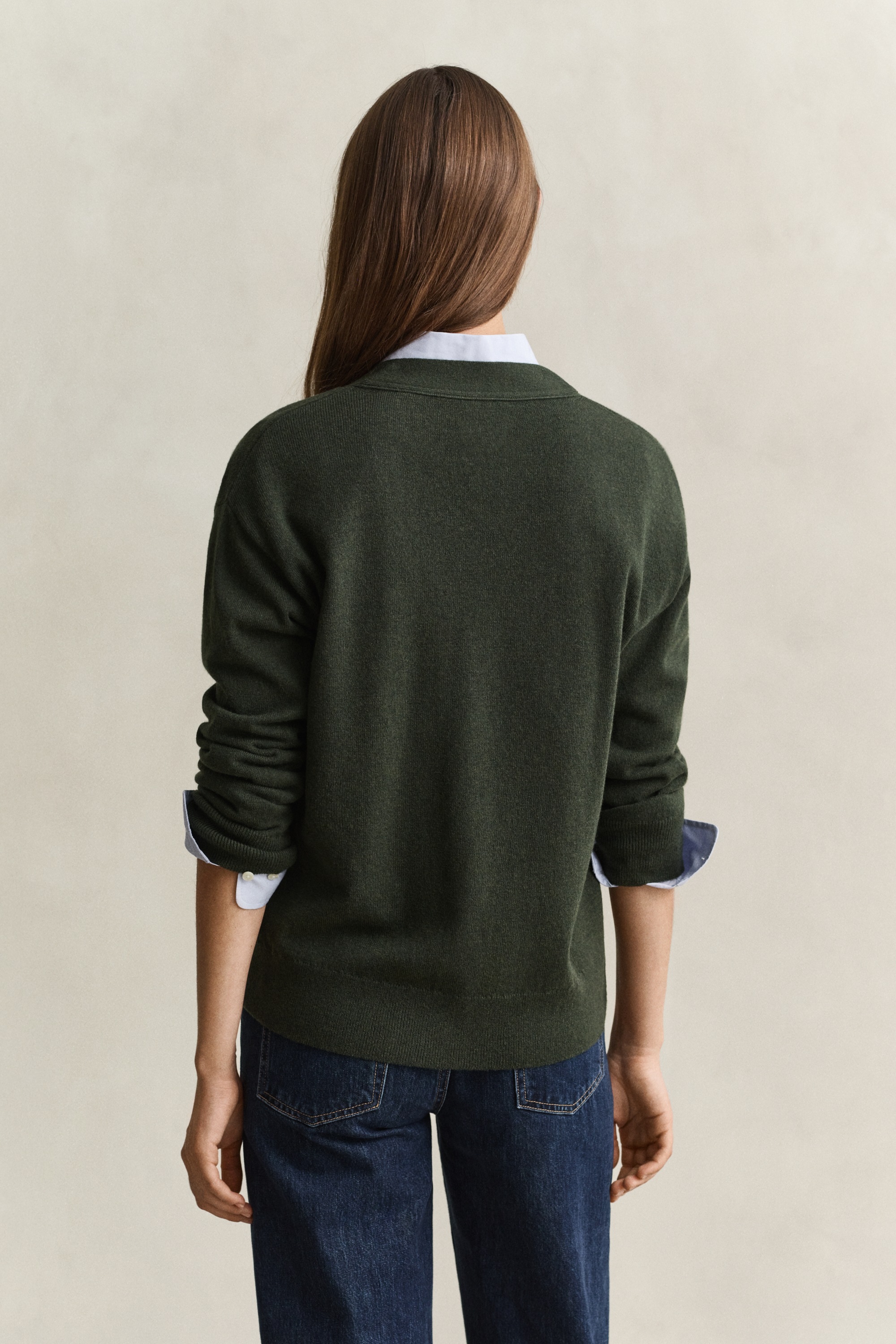 Gant Cardigan »SUPERFINE LAMBSWOOL« in Woll-Qualität