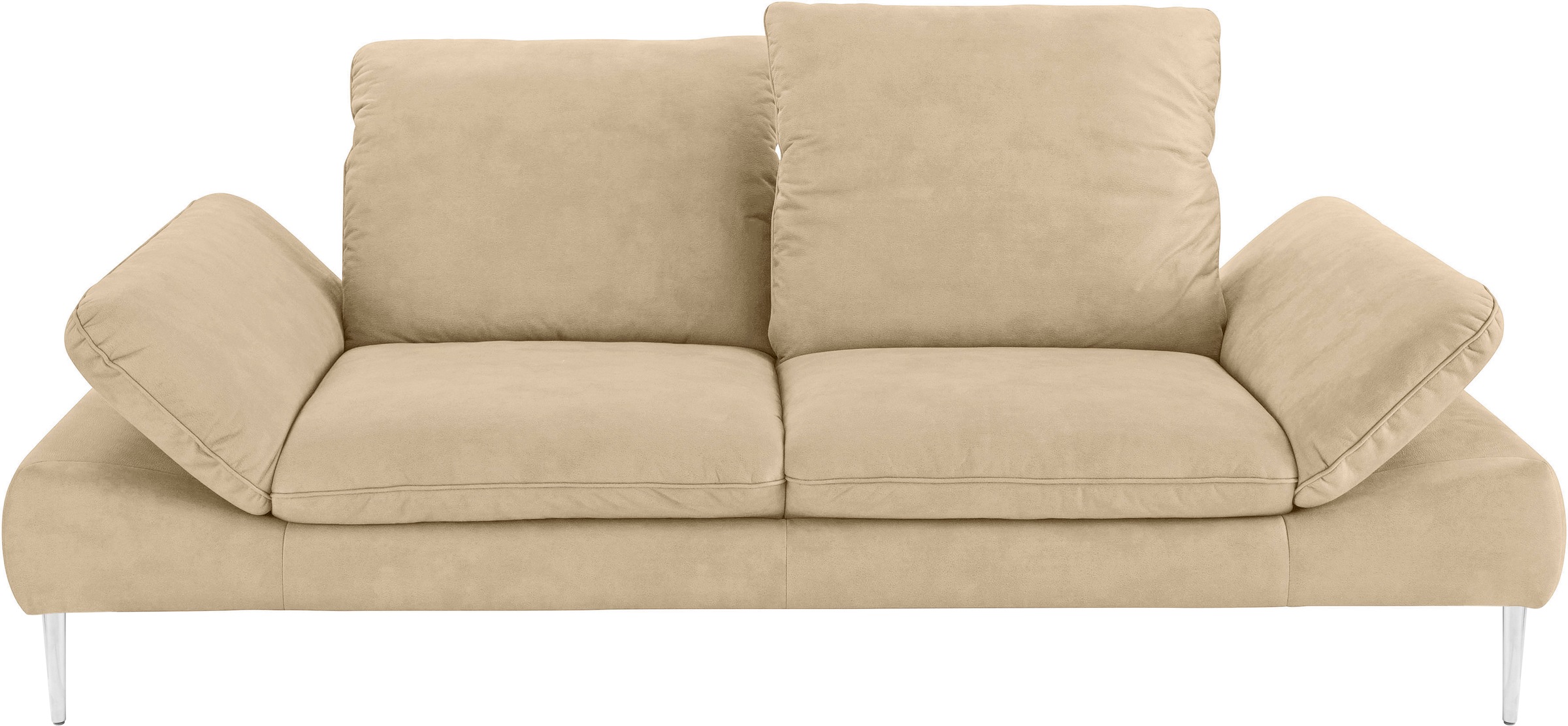 W.SCHILLIG 2,5-Sitzer »enjoy&MORE«, mit Sitztiefenverstellung, Füße silber matt, Breite 232 cm