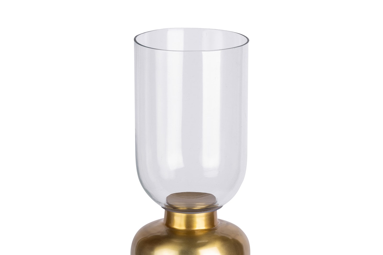 Kayoom Kerzenhalter »Bodenkerzenhalter Shyam 125«, Bodenkerzenhalter aus Metall, Marmor-Sockel, Windlicht aus Glas