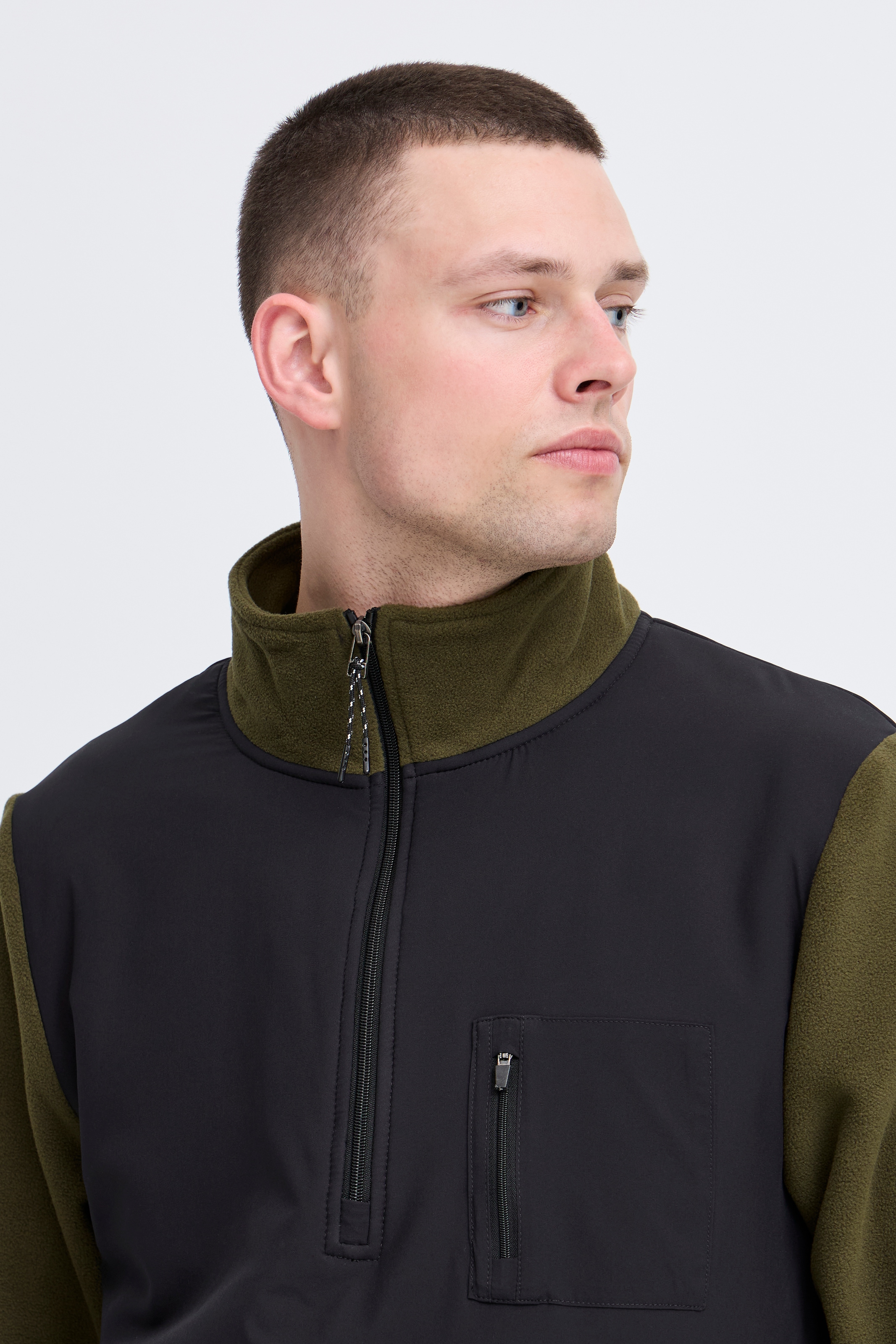 Blend Fleecepullover »BHMARIO Sweatshirt halfzipp«
