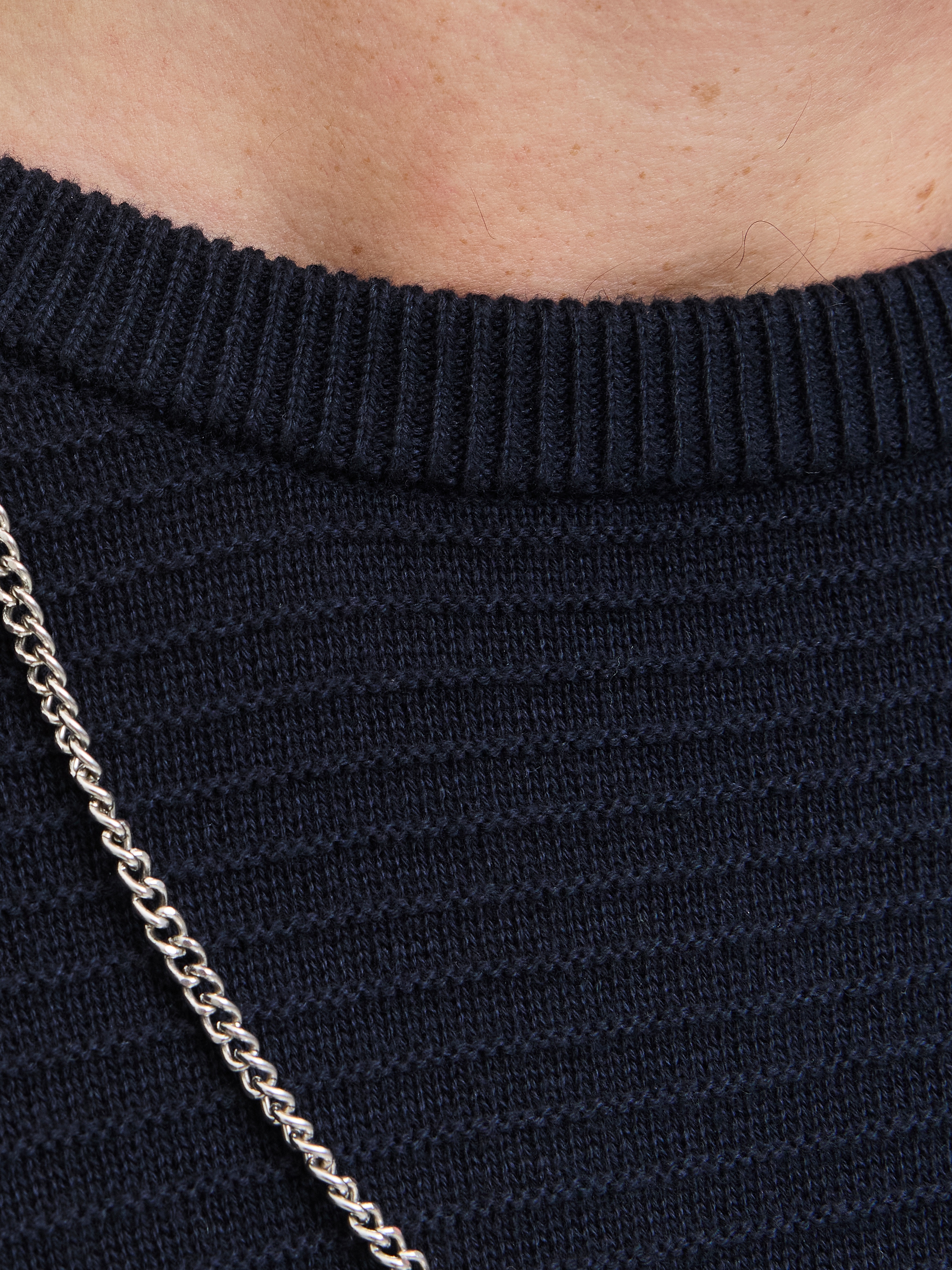 Jack & Jones Rundhalspullover »JJOTTO KNIT CREW NECK AW25«