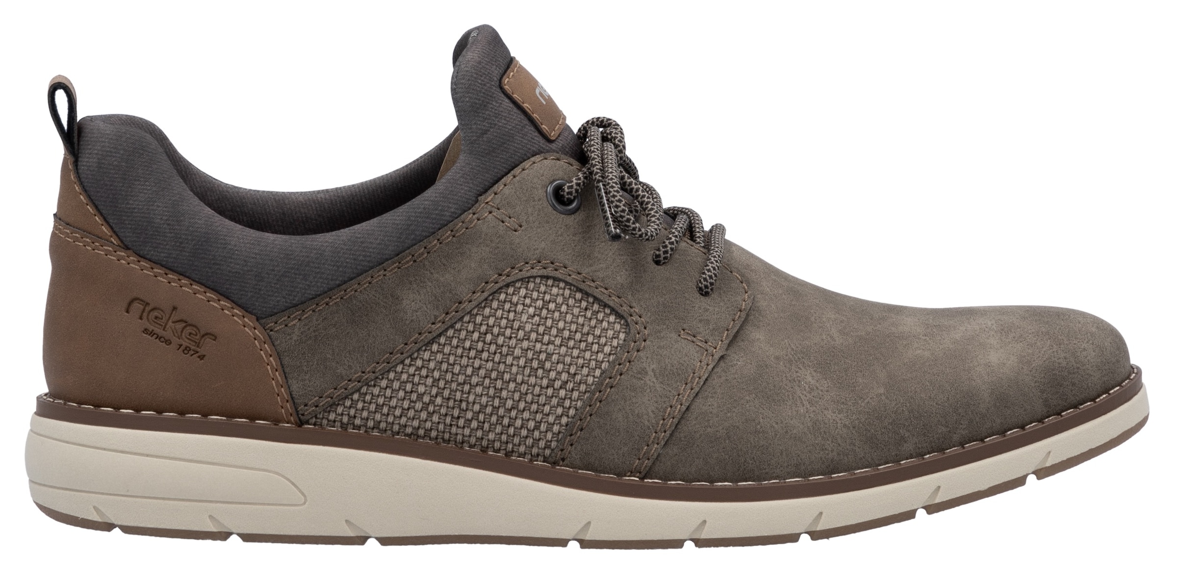 Rieker Slip-On Sneaker, Slipper, Freizeitschuh, Halbschuh mit modischer Laufsohle