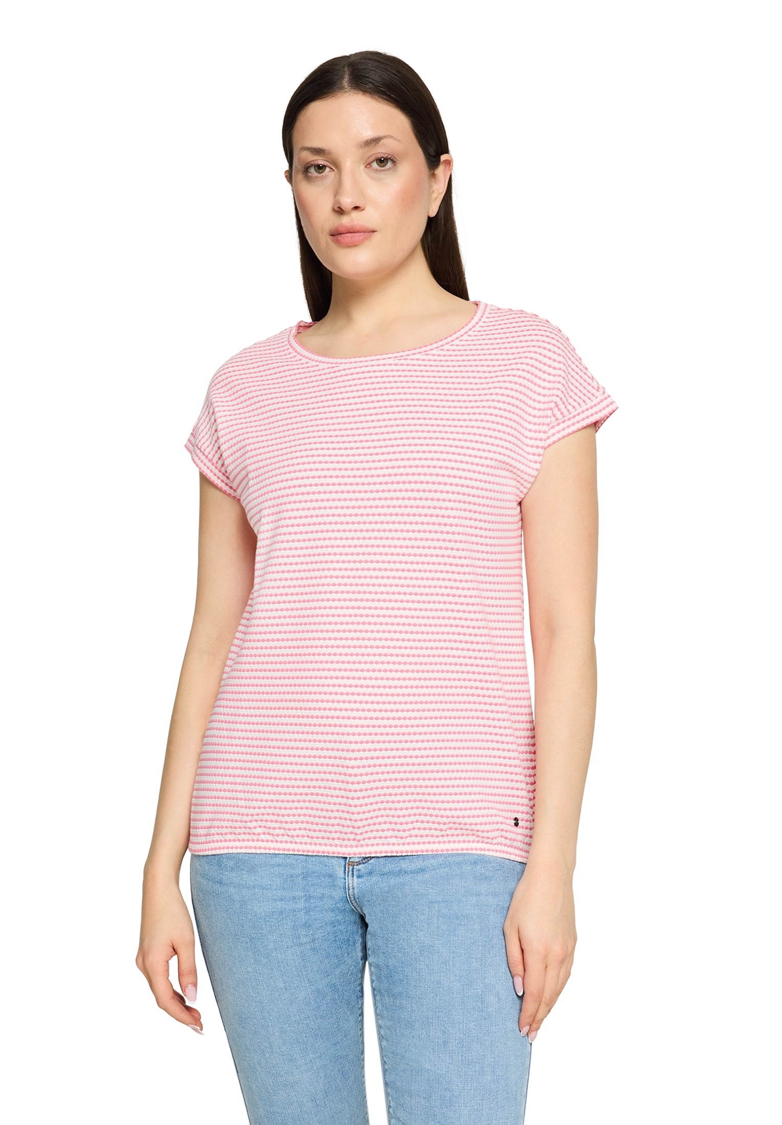Betty&Co Rundhalsshirt »Casual-Shirt mit Gummizug«