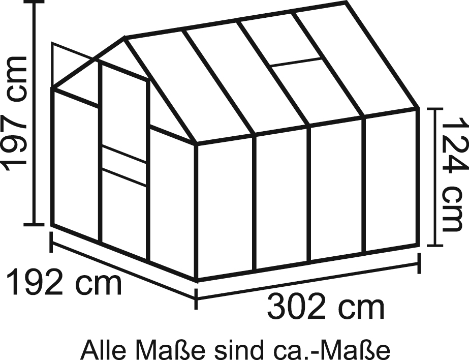 Vitavia Gewächshaus »Calypso 5800«