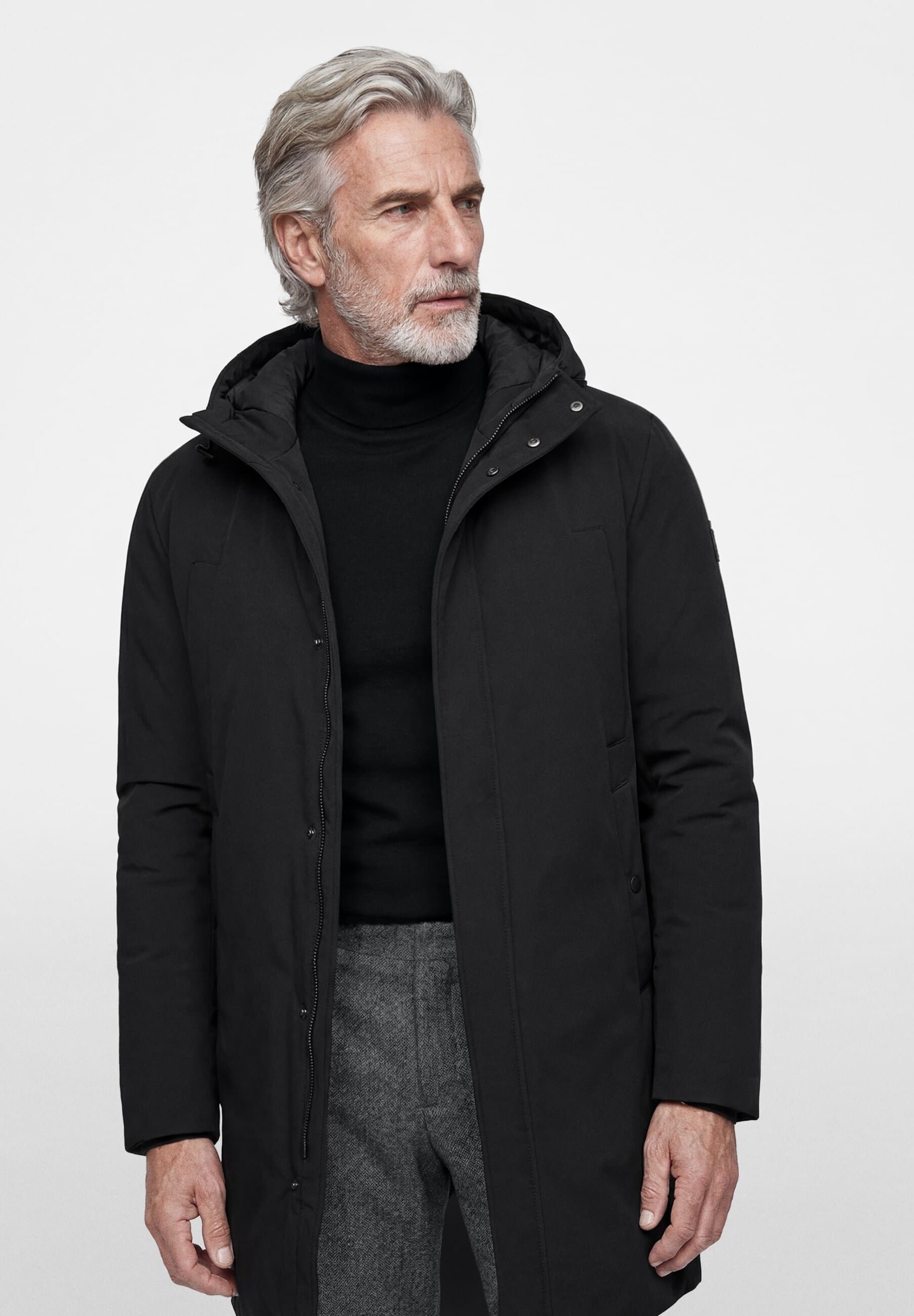 BENVENUTO. Parka »BENVENUTO. Parka« mit Kapuze verdeckter Reißverschluss mit Knopfverschluss