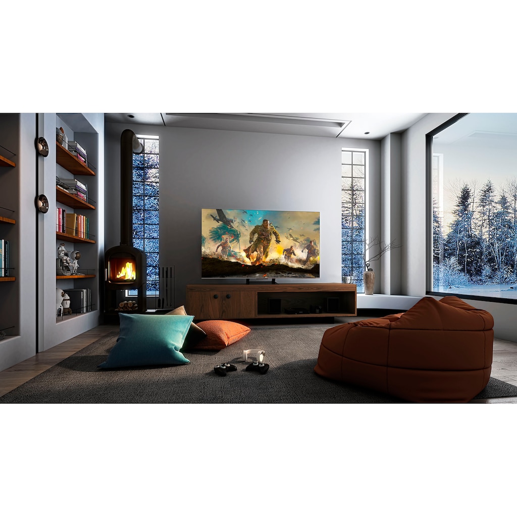 TCL QLED-Fernseher »55C731X2«, 139 cm/55 Zoll, 4K Ultra HD, Smart-TV-Google TV