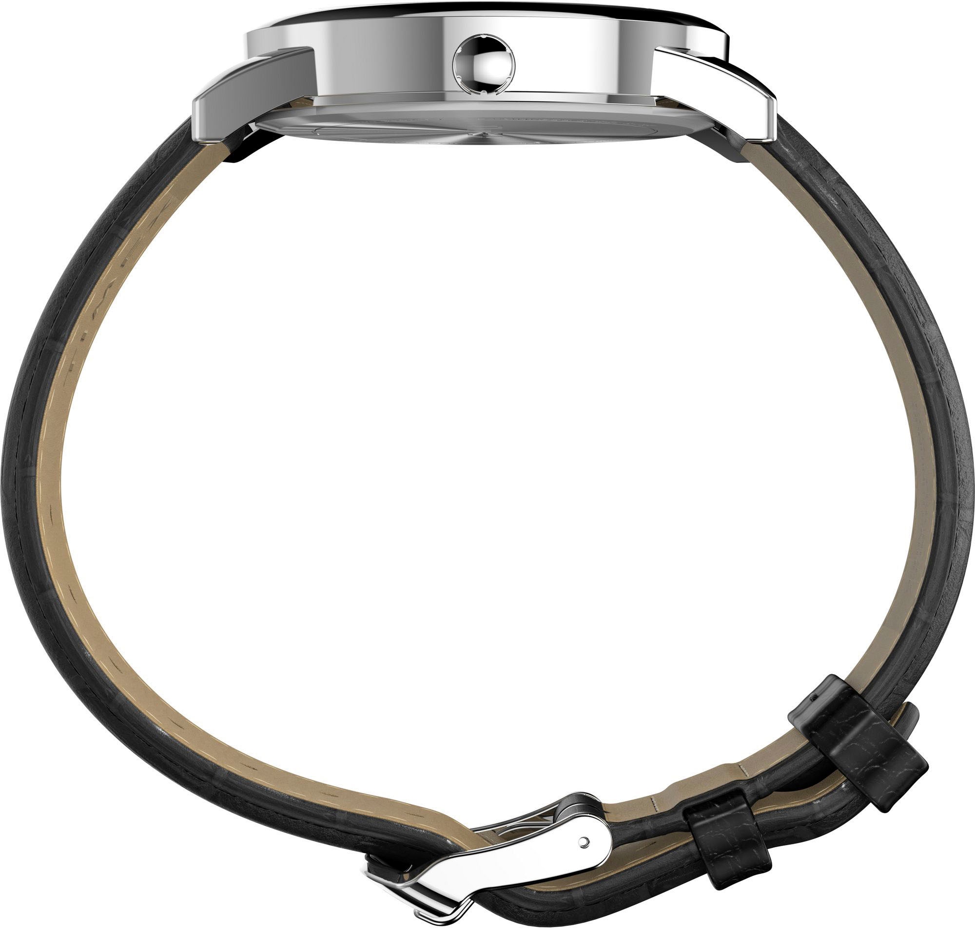 Timex Quarzuhr »EASY READER CLASSIC«, Armbanduhr, Herrenuhr, Damenuhr,Lederarmband,Datum