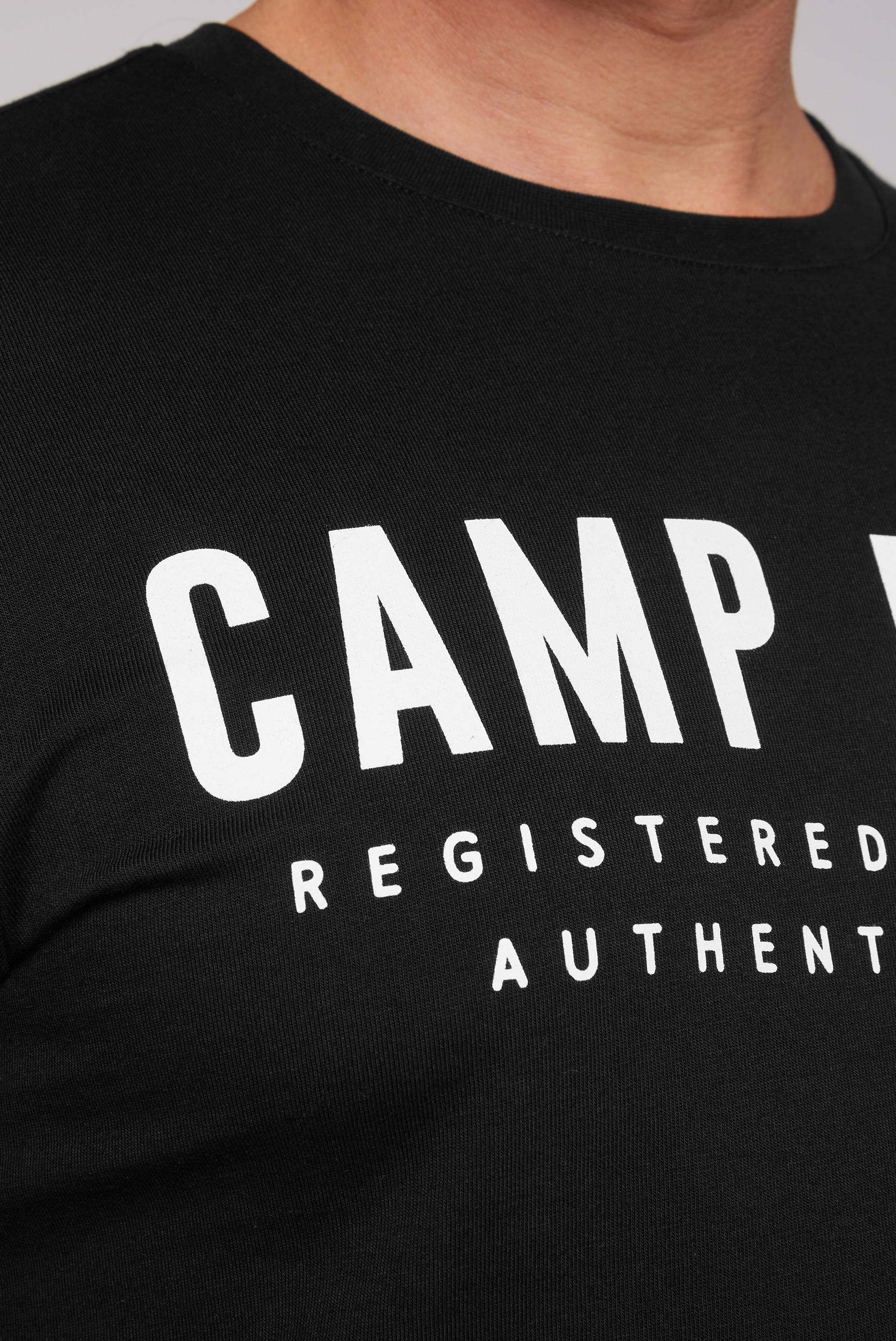 CAMP DAVID T-Shirt, mit Logo Print auf der Vorderseite