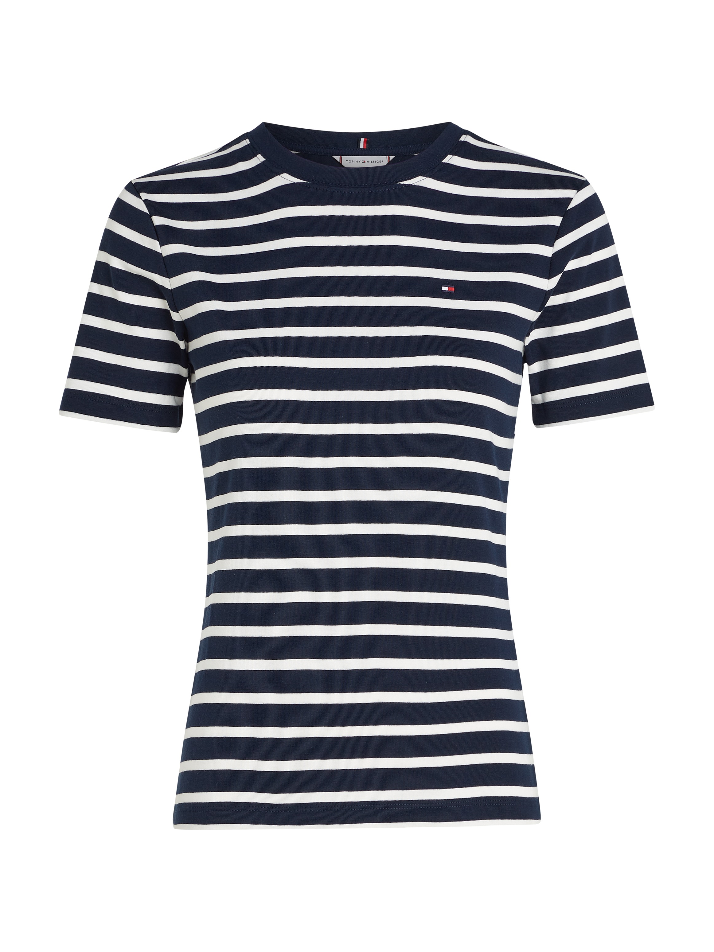 Tommy Hilfiger T-Shirt »SLIM CODY C-NK SS«, mit Logostickerei