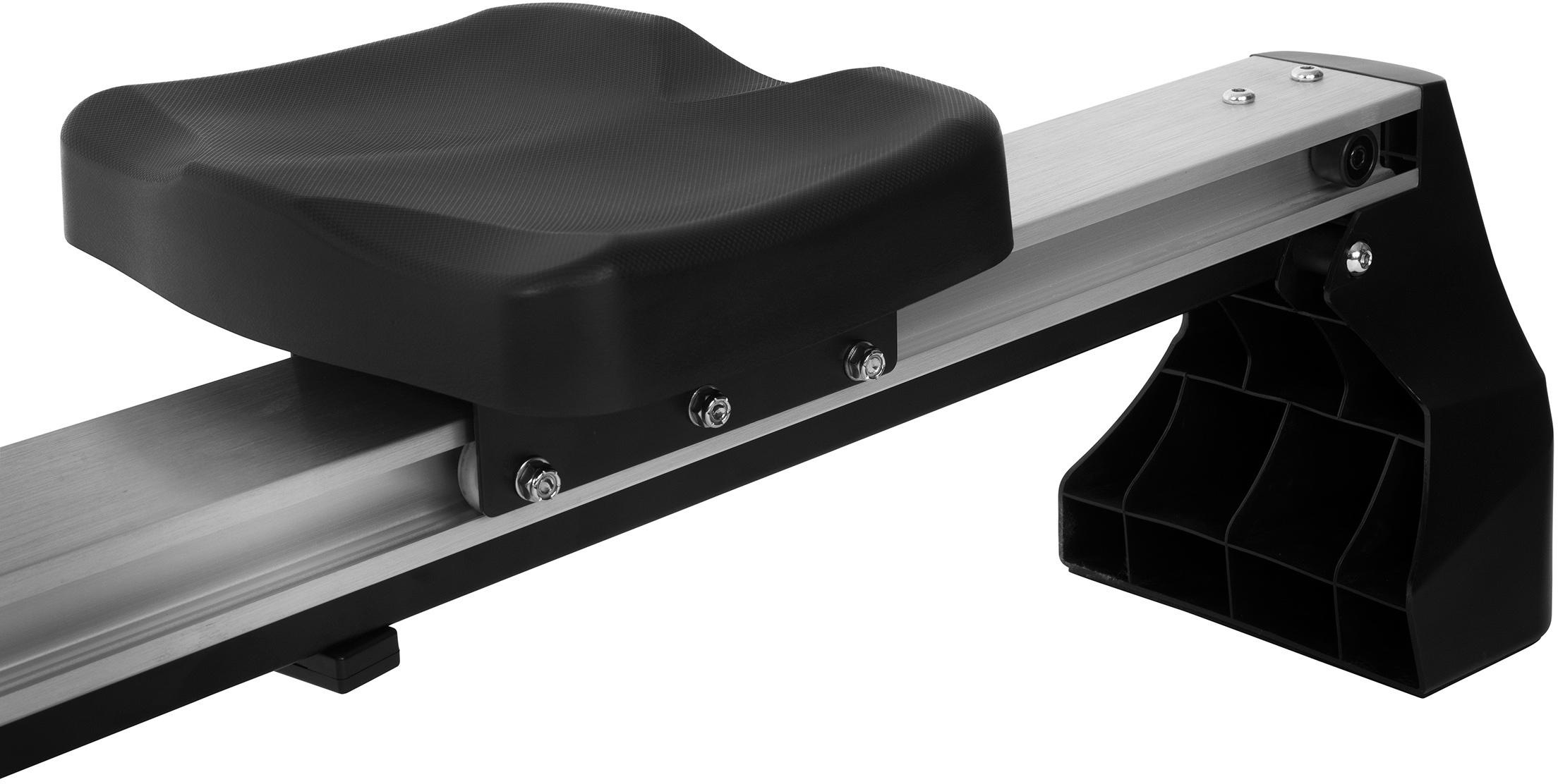 Christopeit Sport® Ruderzugmaschine »Como black edition«, (Ruderschiene platzsparend hochklappbar), Rudermaschine, 16 Widerstandsstufen, Magnetbremse