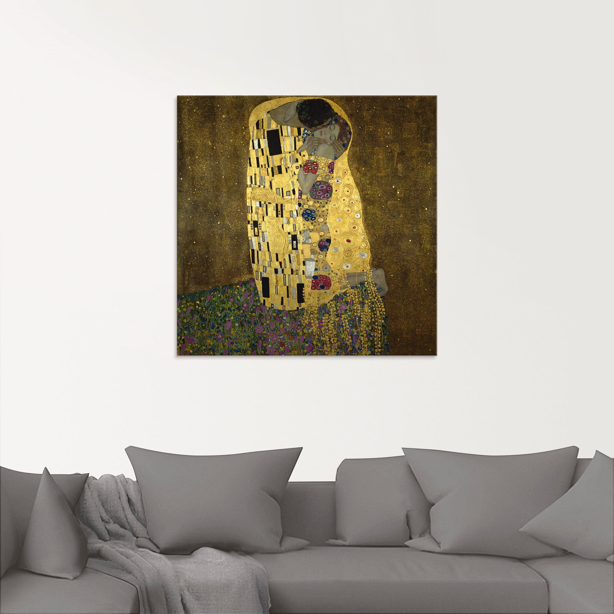 Artland Glasbild »Der Kuß« Paar 1 Stk. tlg. in verschiedenen Größen