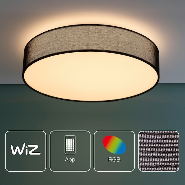 Brilliant Deckenleuchte »Penley«, 1 flammig-flammig, Smart Home LED mit  Textilschirm - Ø 47cm - dimmbar - RGB Farbwechsel online kaufen | mit 3  Jahren XXL Garantie