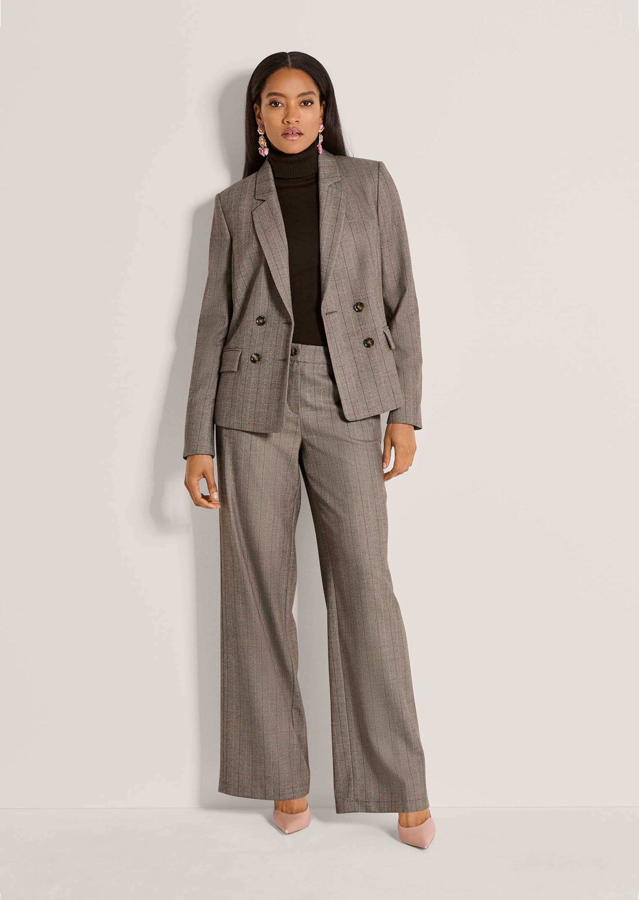 MADELEINE Jackenblazer »Blazer Zweireiher-Blazer mit feinen Streifen«