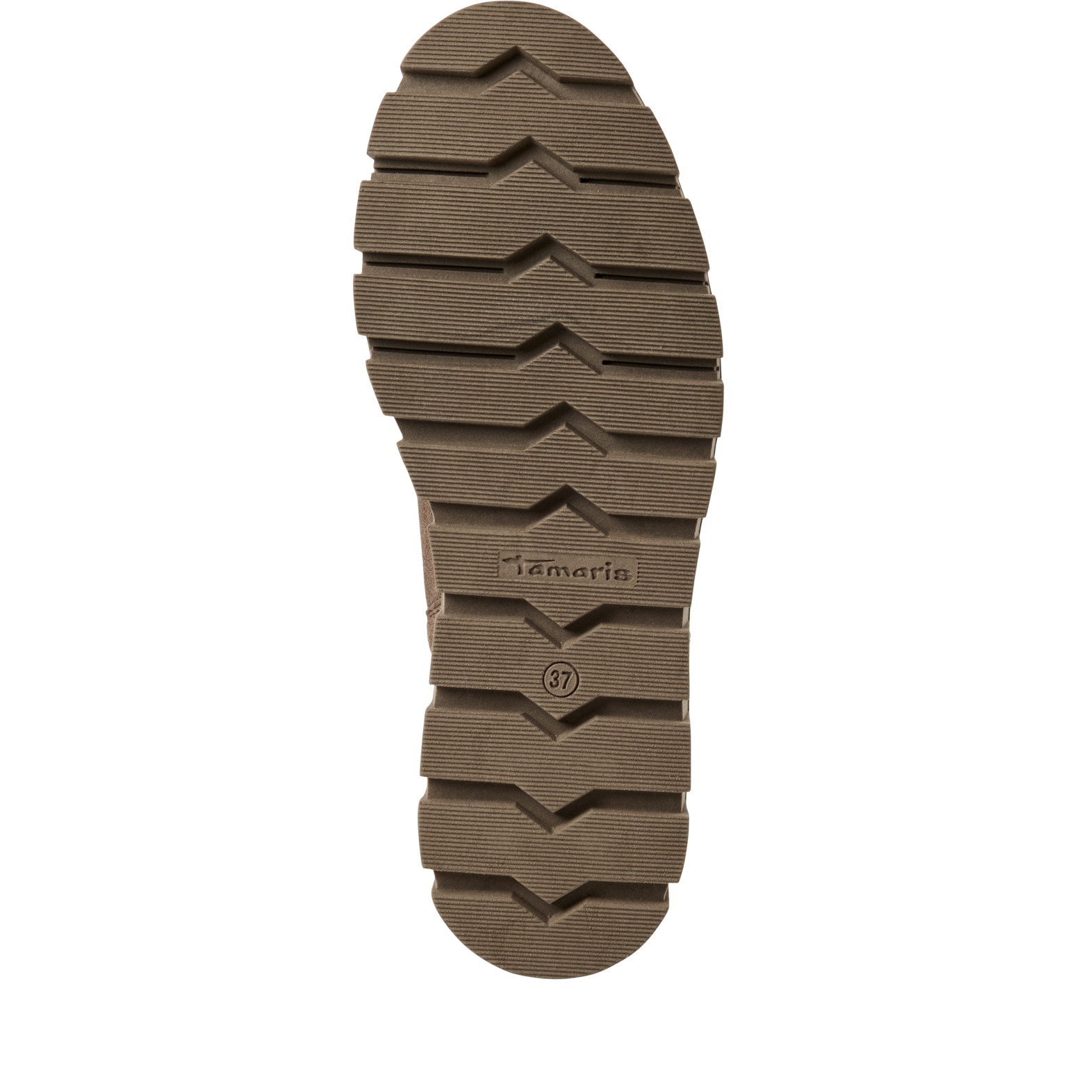 Tamaris Chelseaboots  , Plateau, Stiefelette, Schlupfschuh mit T-Logoprägung