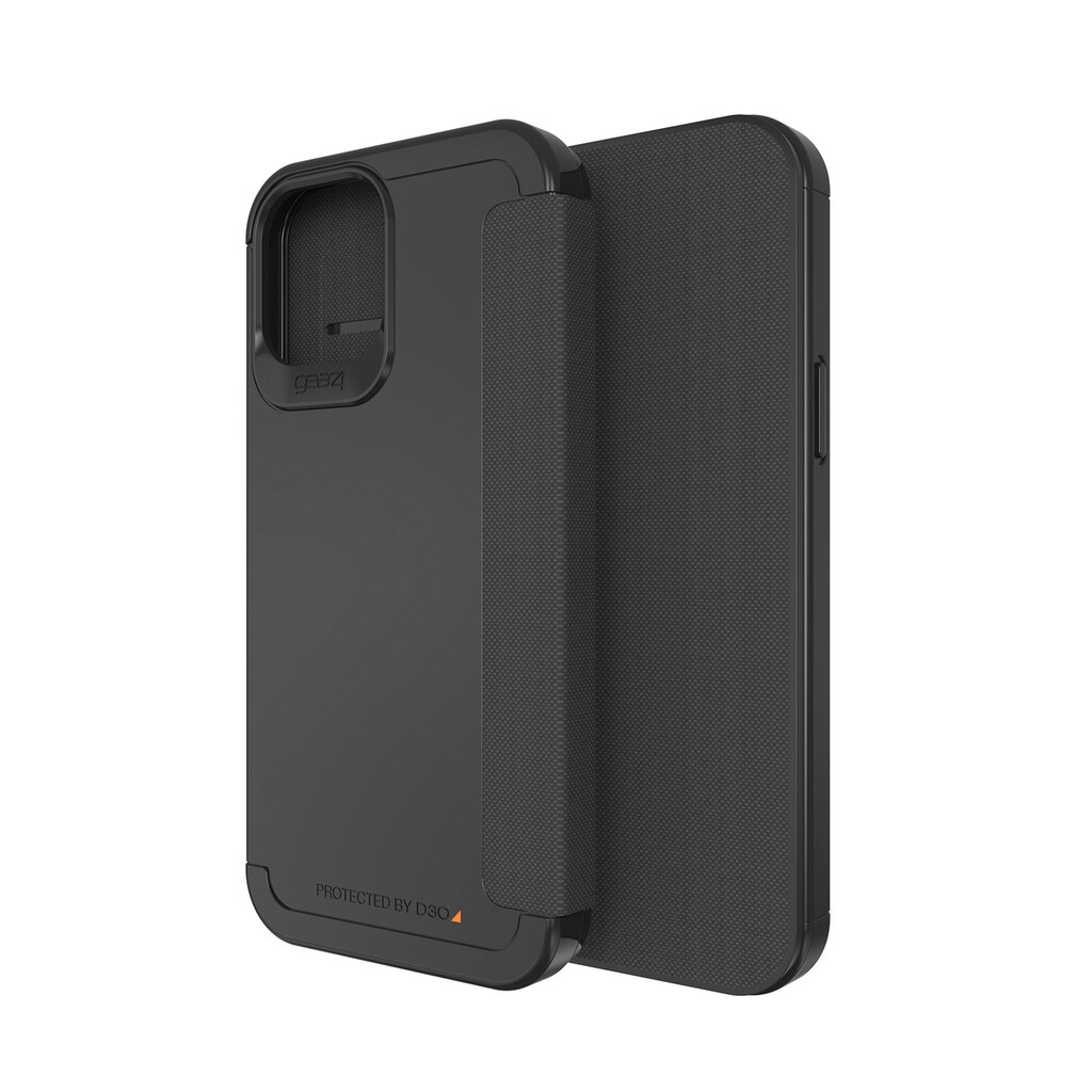 Gear4 Smartphone-Hülle »D3O Wembley Flip Case«, iPhone 12 Pro Max, 17 cm (6,7 Zoll)