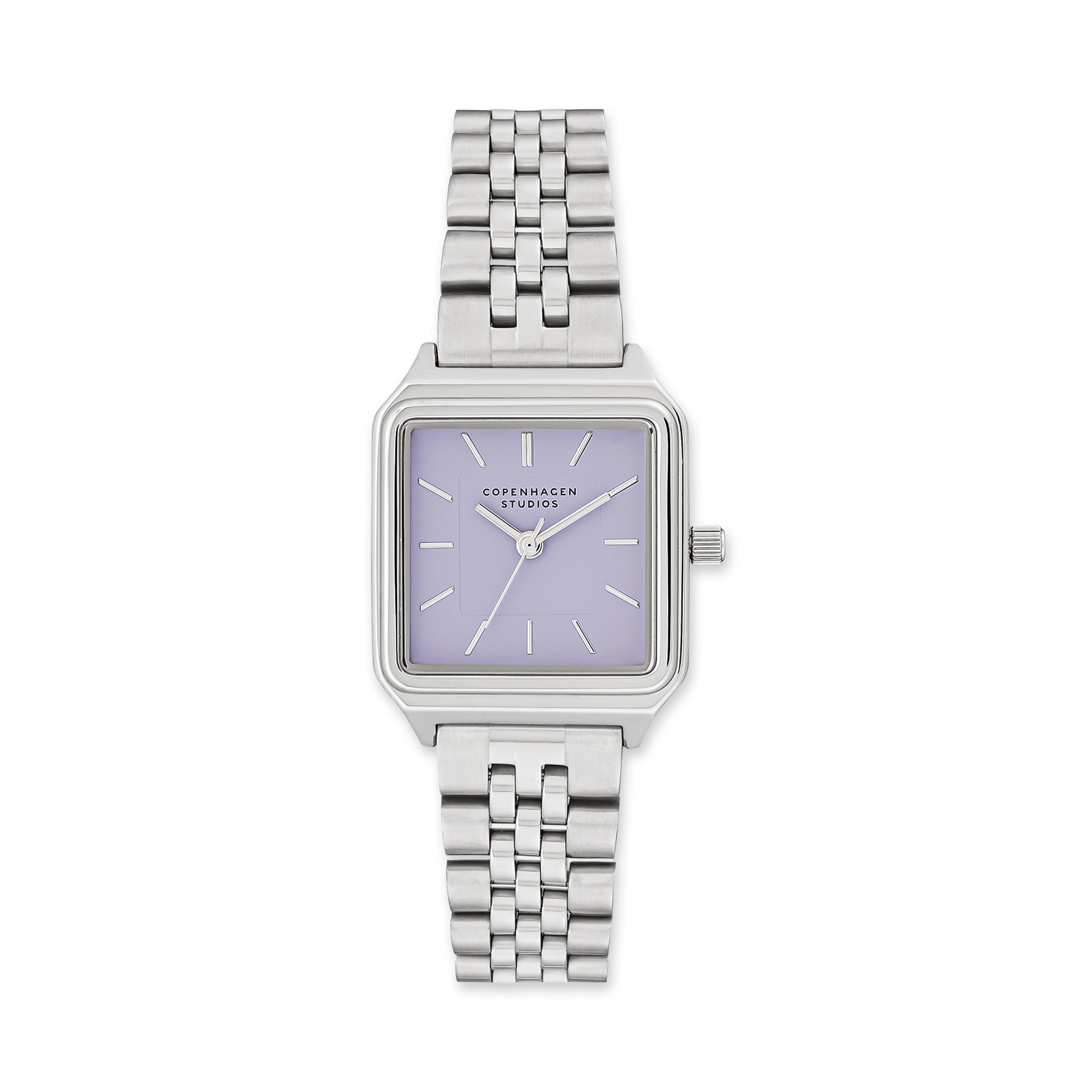 Copenhagen Studios Quarzuhr »Vintage Square Watch« Armbanduhr, Damenuhr, Edelstahlarmband, analog
