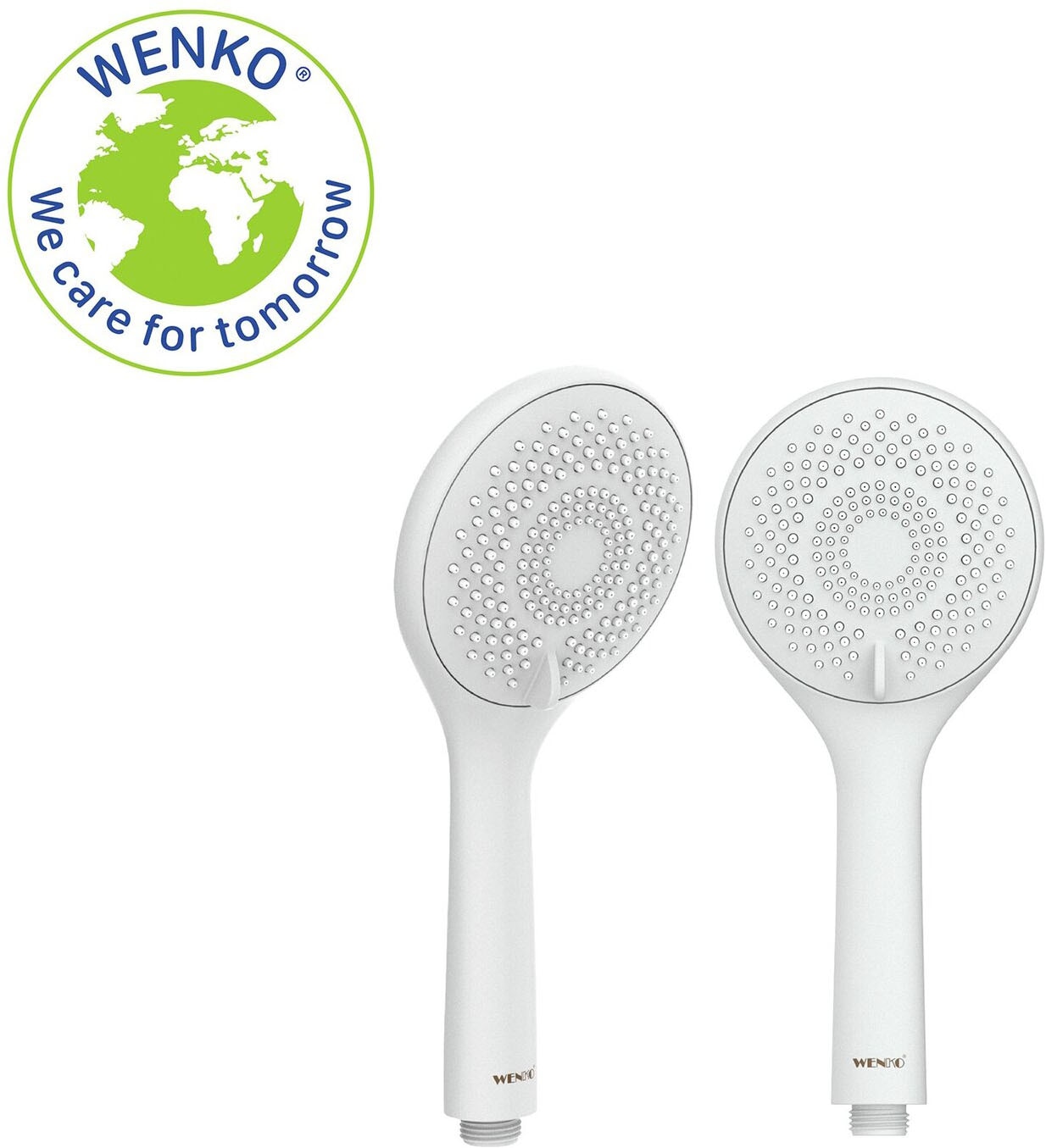 WENKO Stangenbrause-Set »Watersaving« Set, 6 Stk. tlg. Schwarz, Länge Stange: 70 cm