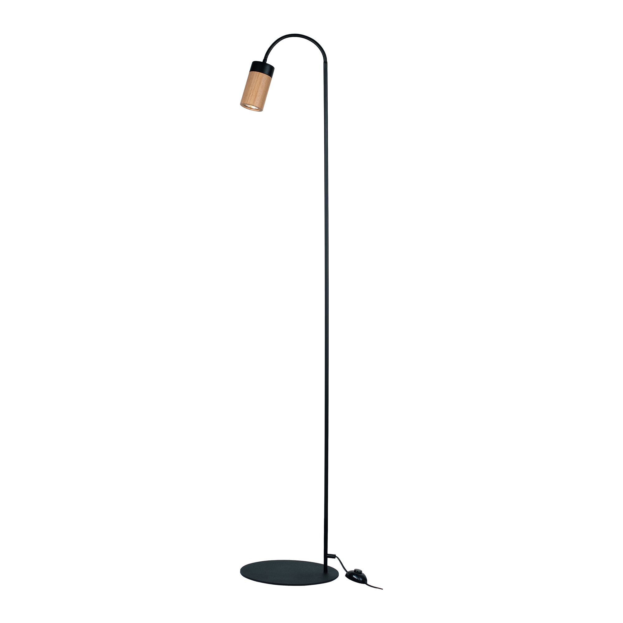 LIGHTING | XXL mit 1 edles flammig-flammig, BRITOP Eichenholz Garantie Leuchtmittel Metall Flexibeler Arm, Jahren online 3 und kaufen LED- »ANNICK«, inkl., Stehlampe