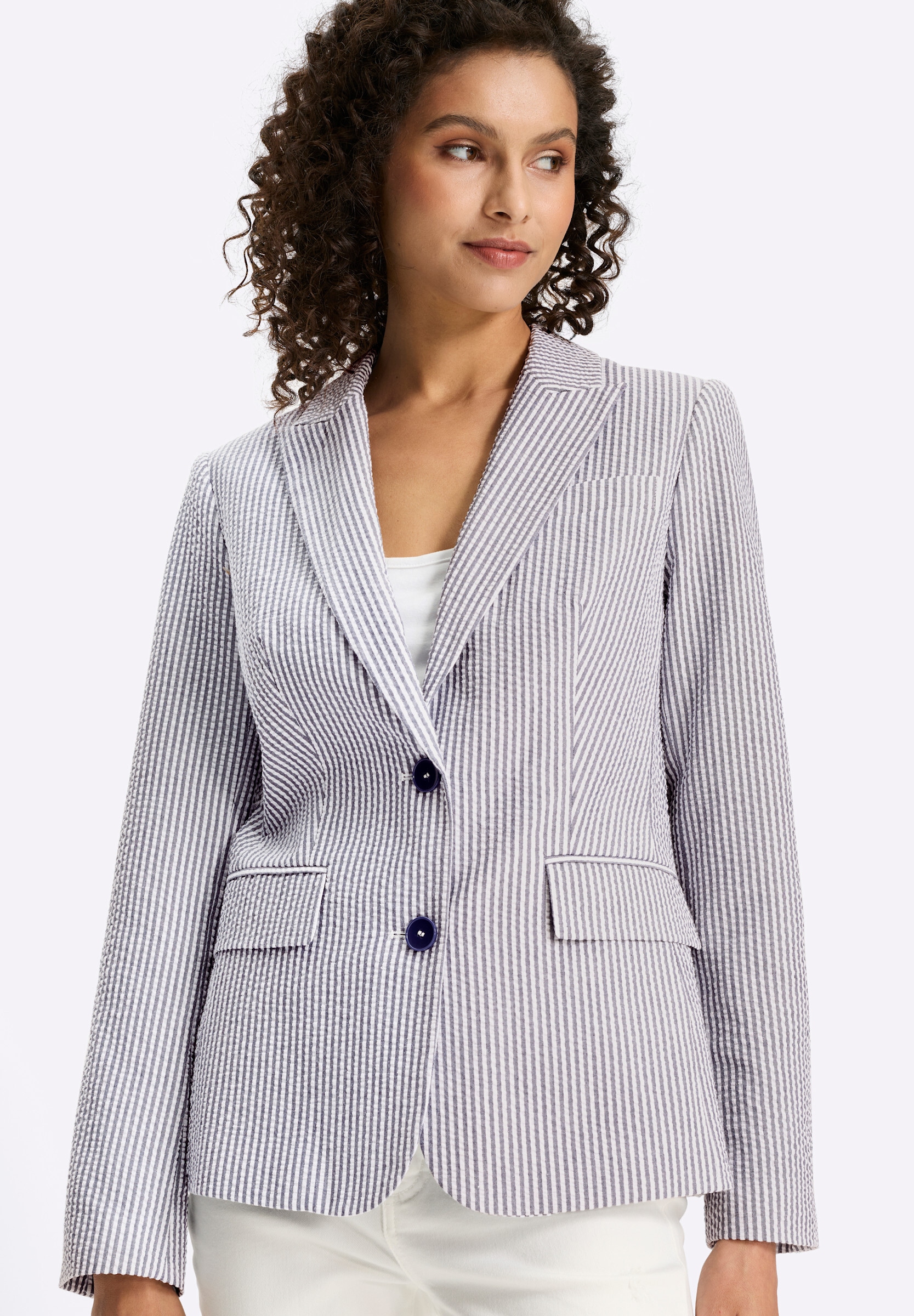 heine Blusenblazer »Blazer Blazer aus Seersucker«