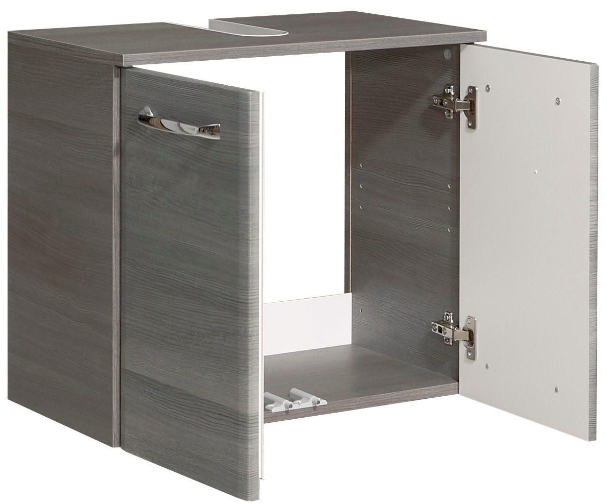 Saphir Badmöbel-Set »Quickset 328 5-teilig, mit Waschbeckenunterschrank, LED-Spiegelschrank«, (Set, 5 St.), inkl. Türdämpfern, 8 Türen und 2 Schubladen, ohne Waschbecken