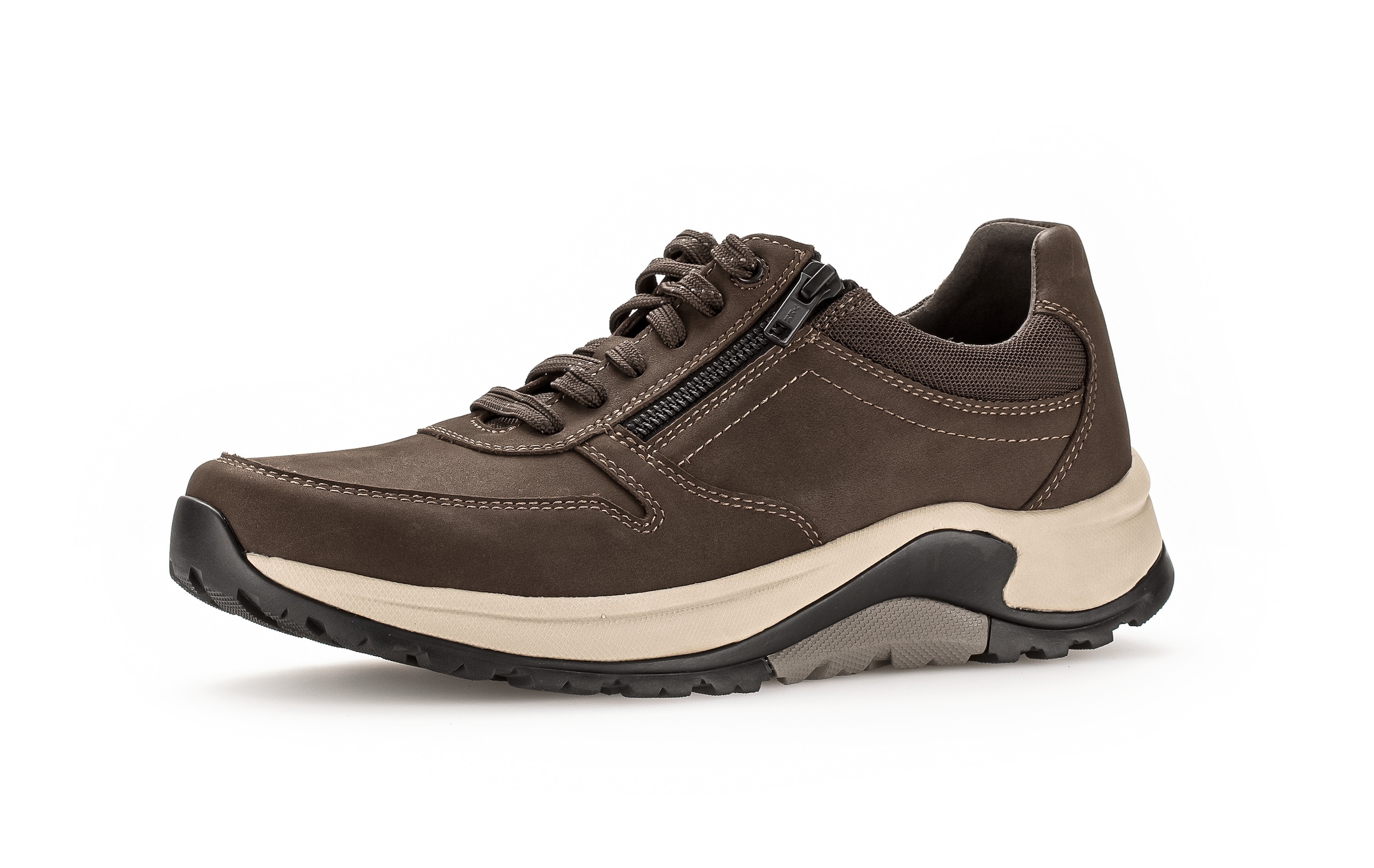 rollingsoft Keilsneaker  Schnürschuh, Halbschuh mit Logo-Emblem an der Ferse, Weite G