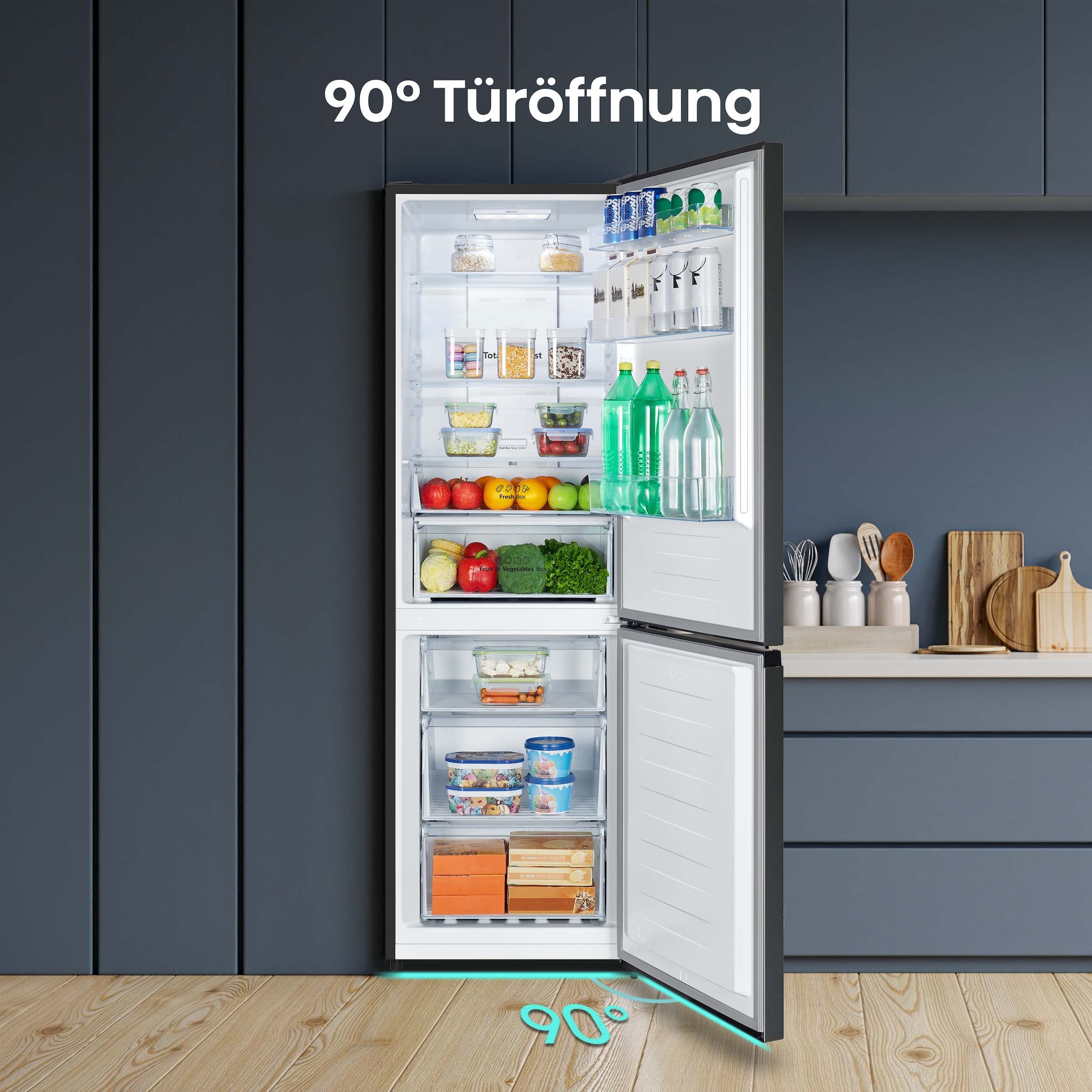 Hisense Kühl-/Gefrierkombination »RB390N4CFD«, Außen-Display