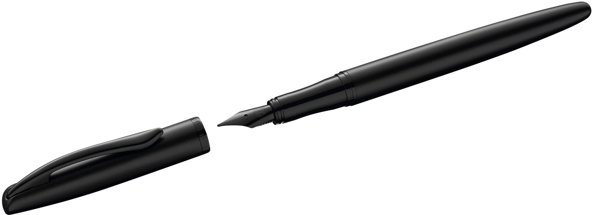 Pelikan Füllhalter »Jazz® Noble Elegance, carbon schwarz«, (Set), mit Kugelschreiber