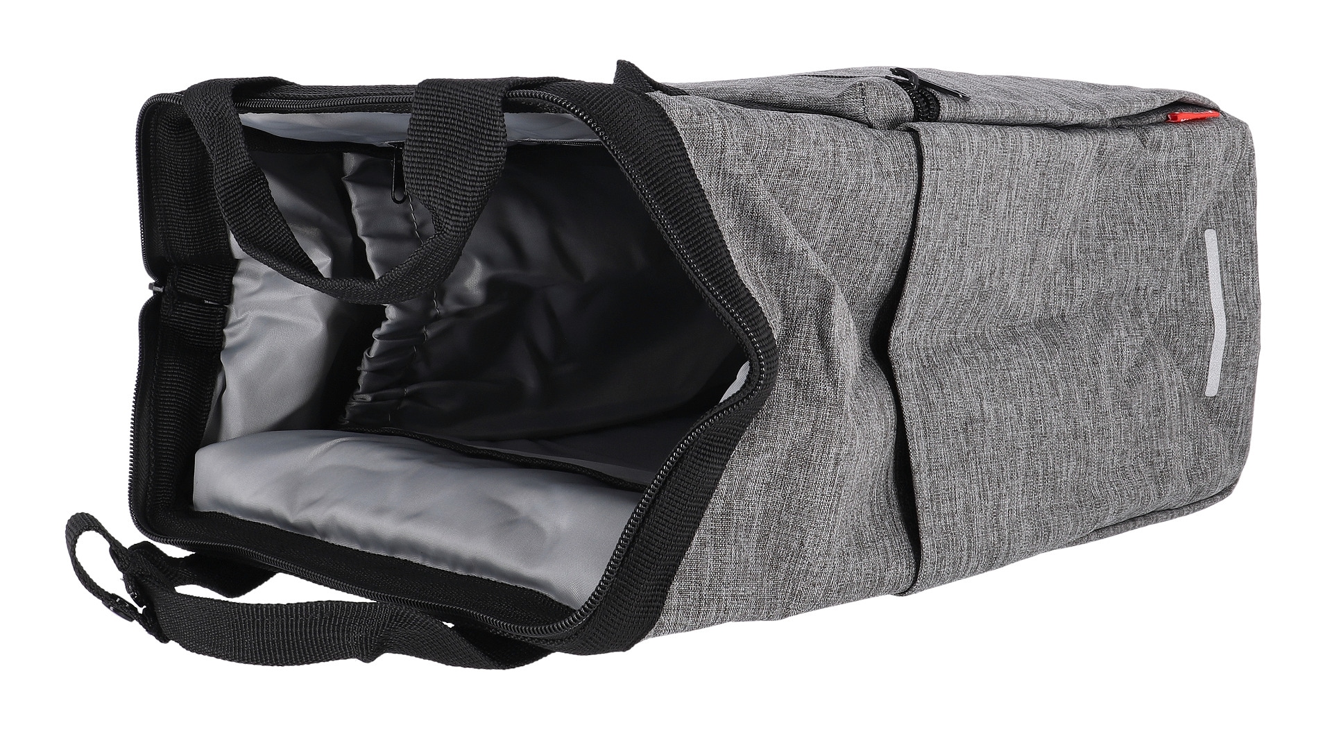 KlickFix Gepäckträgertasche »Gepäckträgertasche ROOMY GT, twist silver«