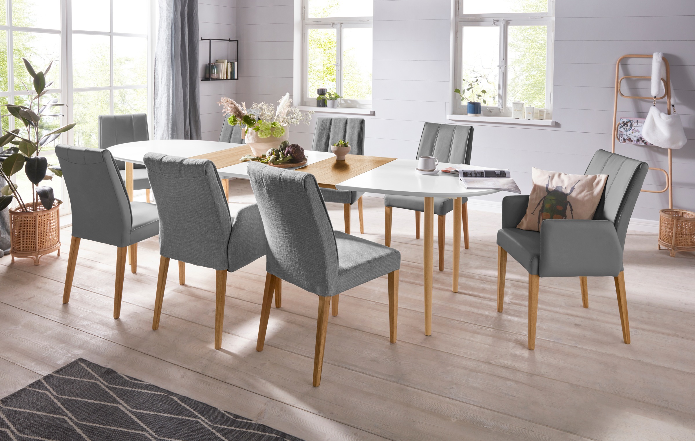 INOSIGN Esszimmerstuhl (Set) 2 Stk.Rückenlehne mit Steppung