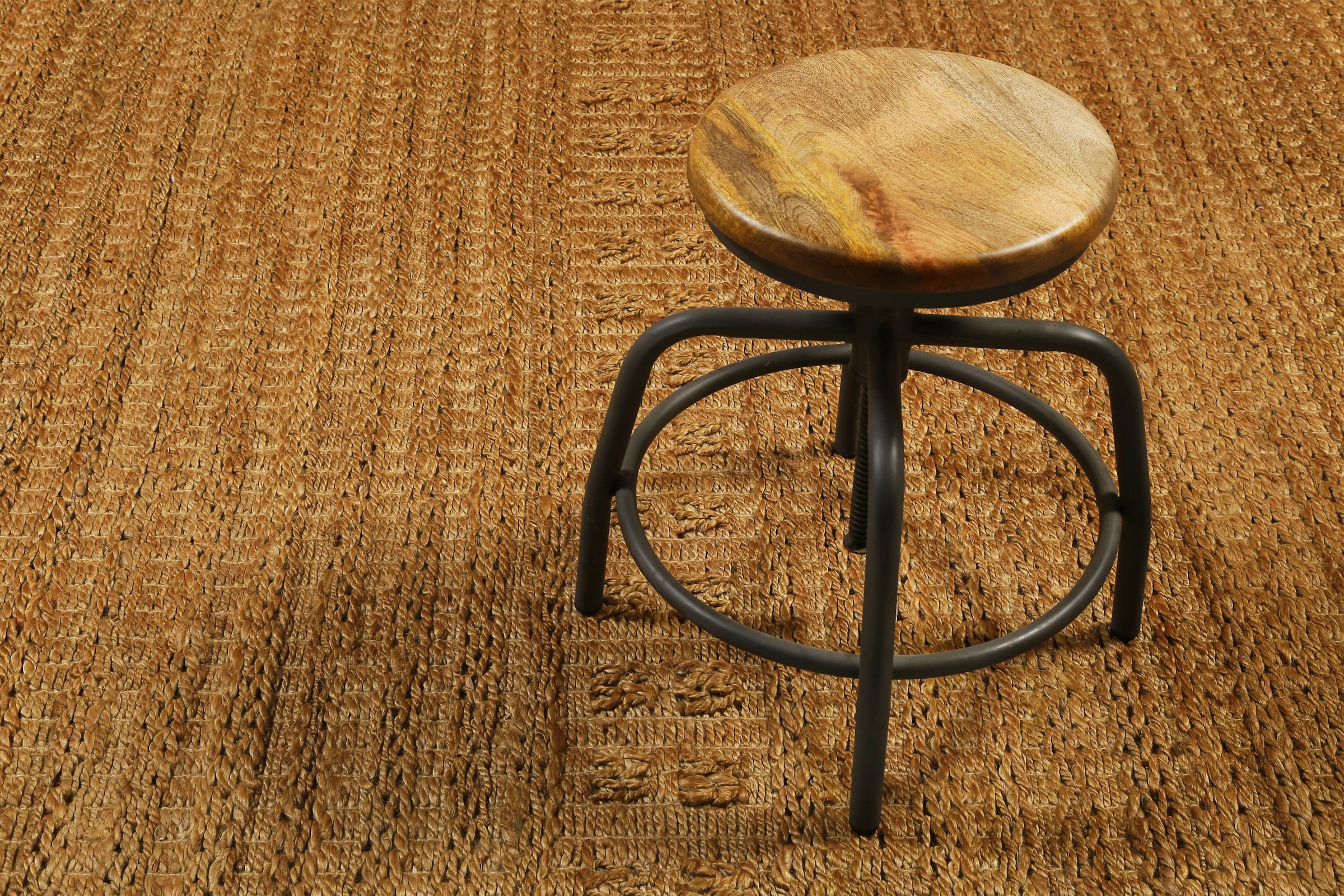 Green Looop Teppich »Marseille«, rechteckig, 5 mm Höhe, handgewebter Juteteppich, 100 % Naturfaser, mit Fransen, Wohnzimmer