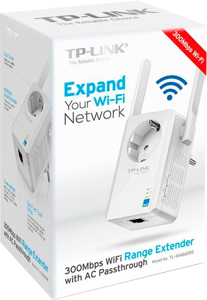 TP-Link WLAN-Repeater »TL-WA860RE - 300MBit WLAN-N«