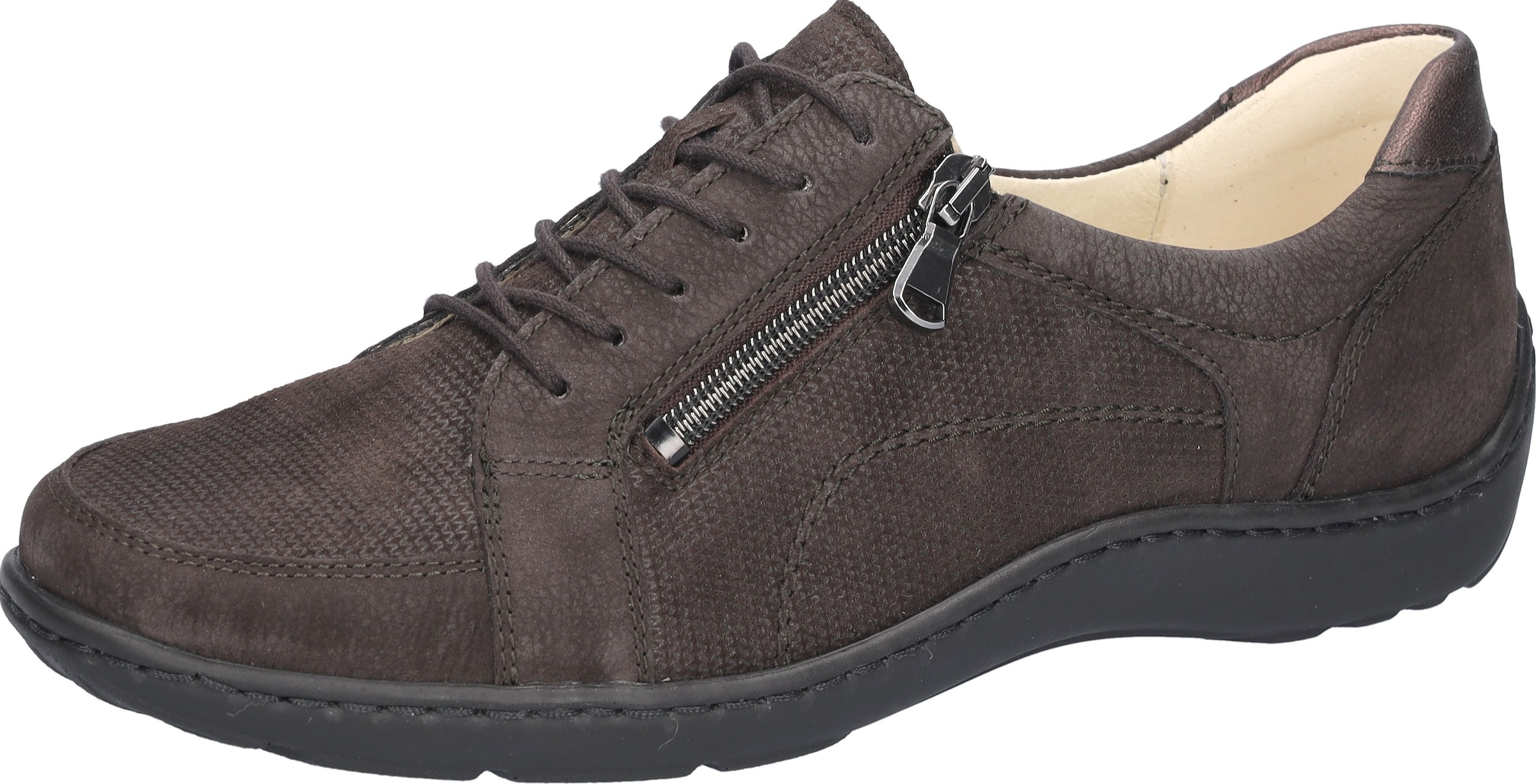 Waldläufer Schnürschuh »Henni«  Halbschuh, Sneaker, Komfortschuh mit Reißverschluss, H-Weite