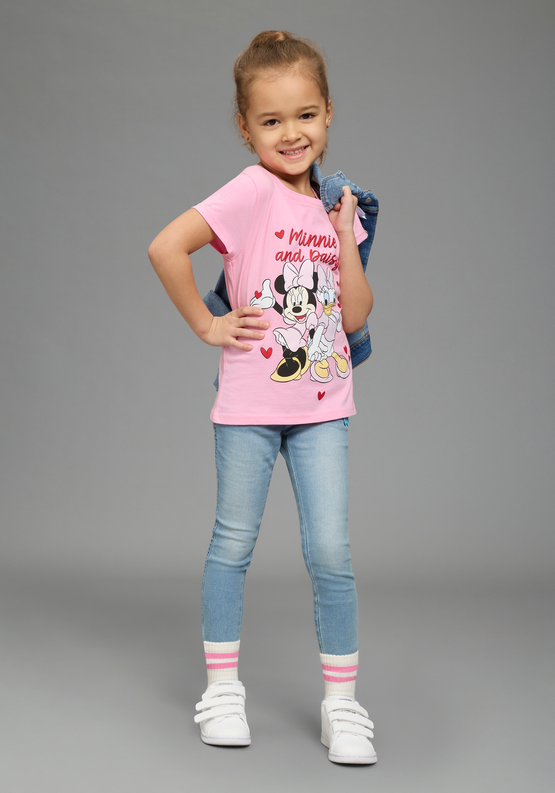 KIDSWORLD T-Shirt »MINNIE & DAISY - Disney Shirt« modischer Stil, Kurzarm, auch in großen Größen, aus Baumwolle