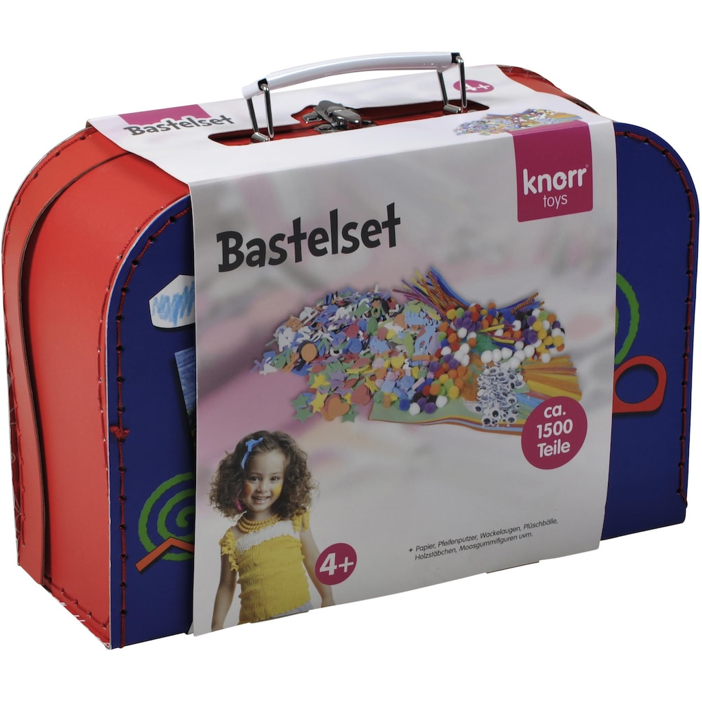 Knorrtoys® Kreativset »Bastelkoffer groß«, (Set, 1500 tlg.)