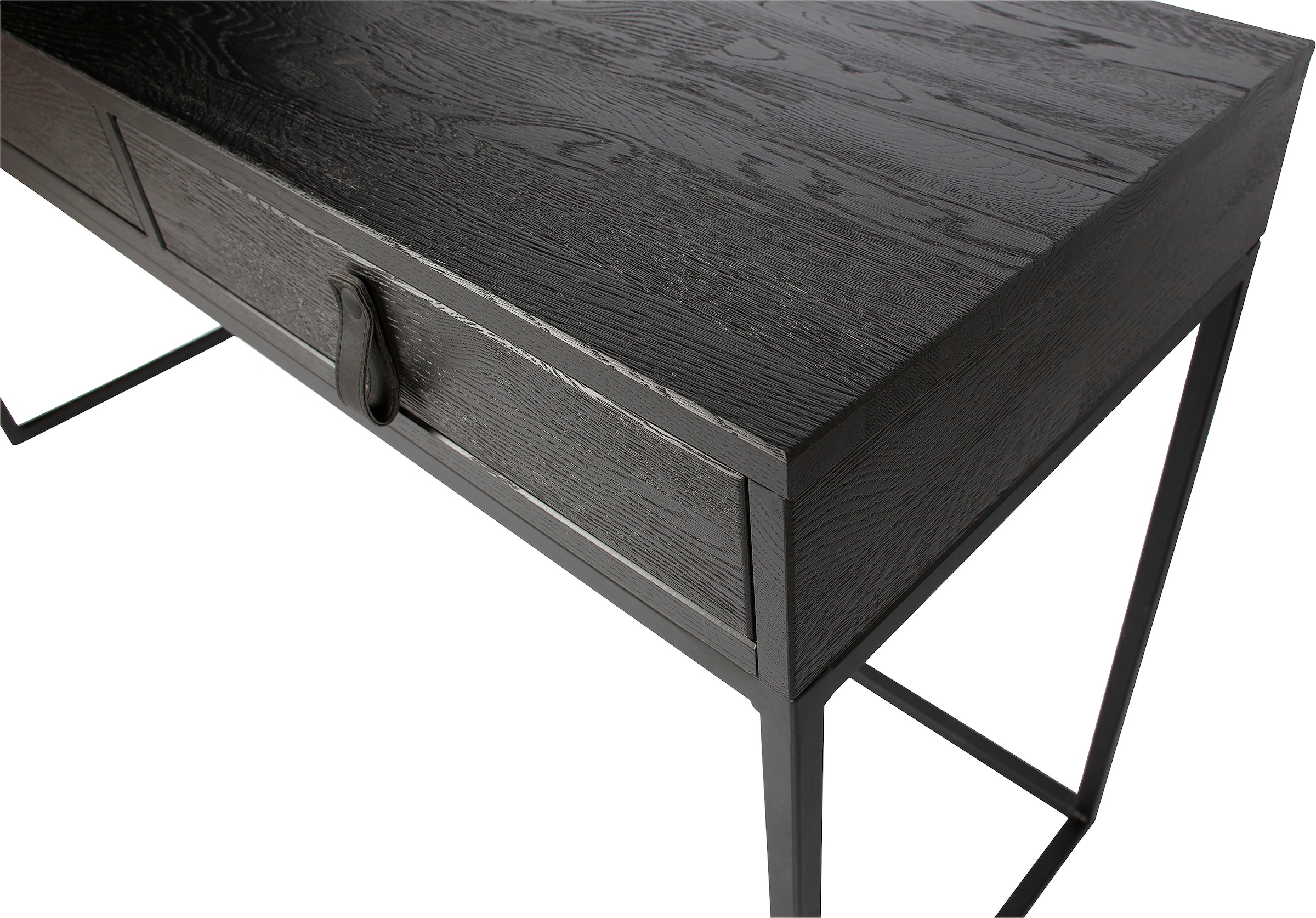 WOOOD Schreibtisch »Silas«, zwei Schubladen, Holz teilmassiv, H 75 cm x B 140 cm