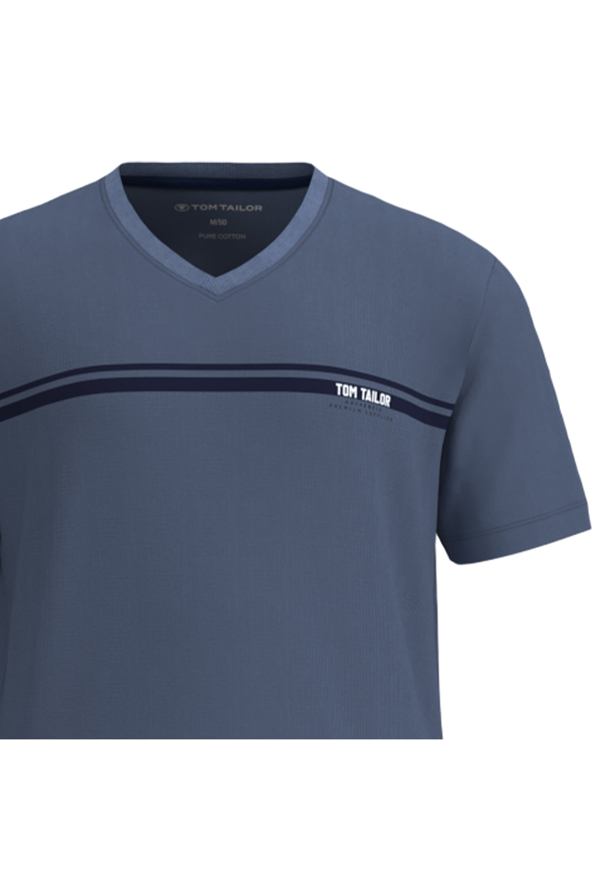 TOM TAILOR Schlafanzug »Pyjama Shorty V-Ausschnitt«