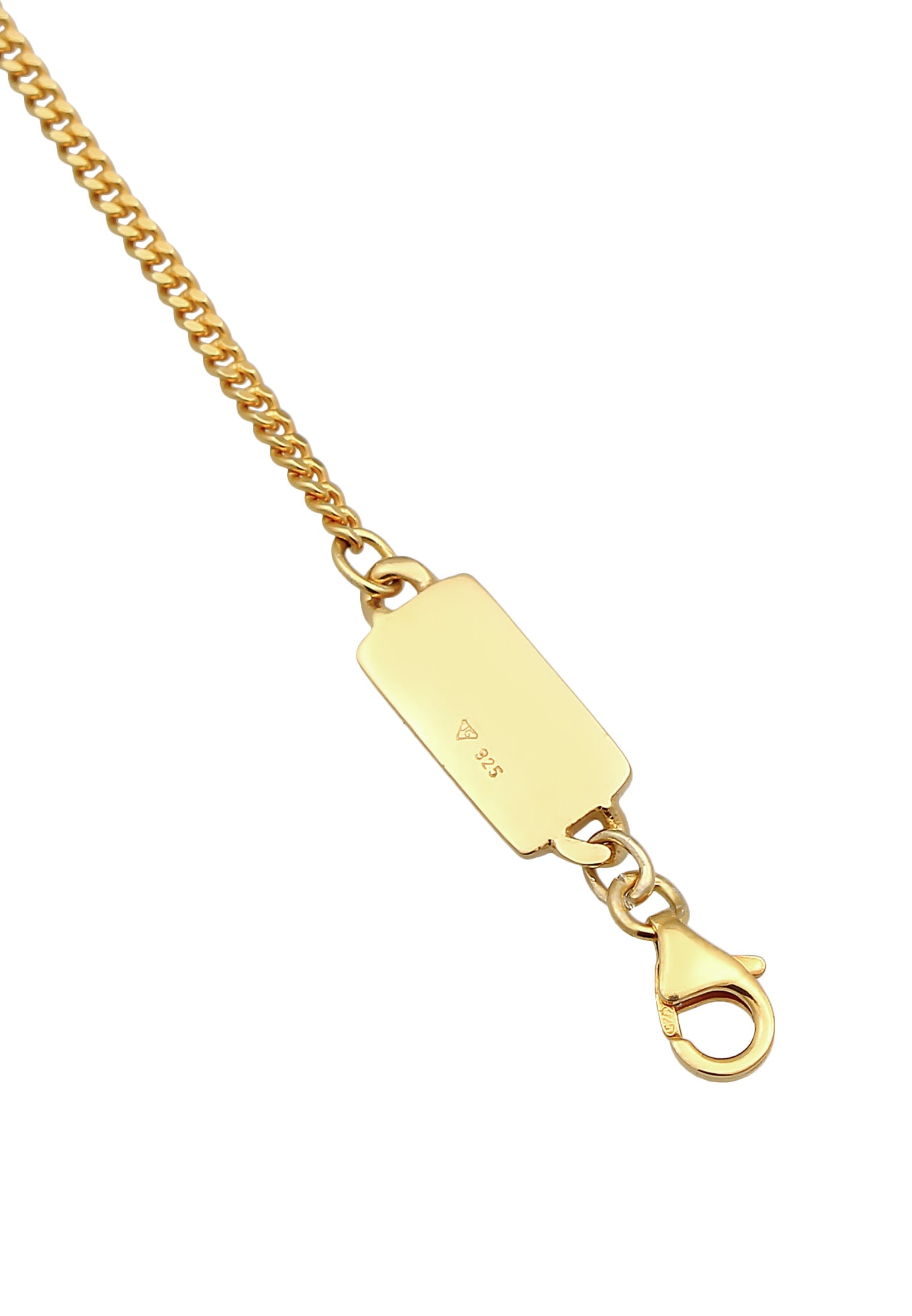 Kuzzoi Silberkette »Halskette Herren Panzerkette Basic Fein 925 Silber«