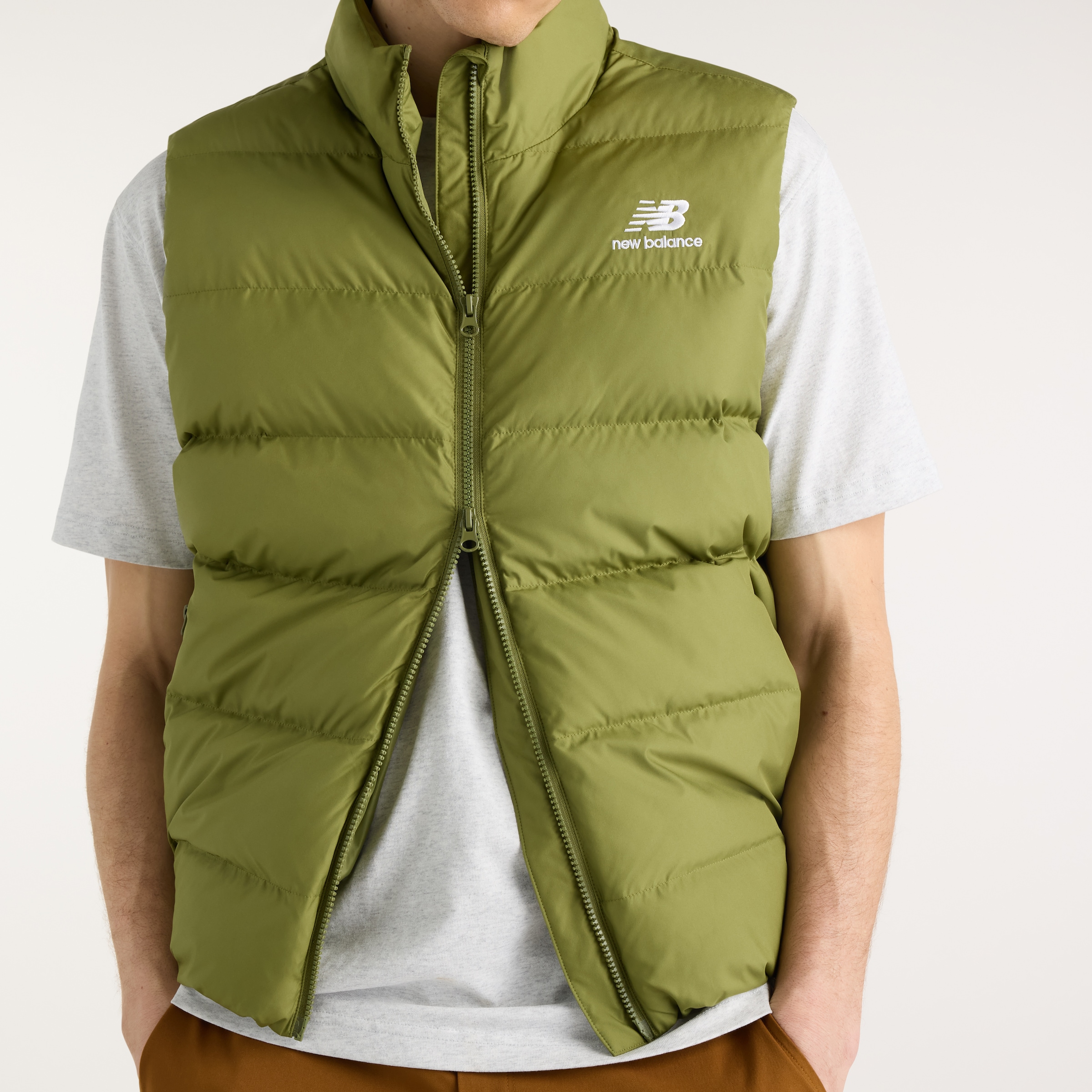 New Balance Steppweste »BOSTON PUFFER VEST« mit markanter Steppung, sportlicher Stil, aus Polyester