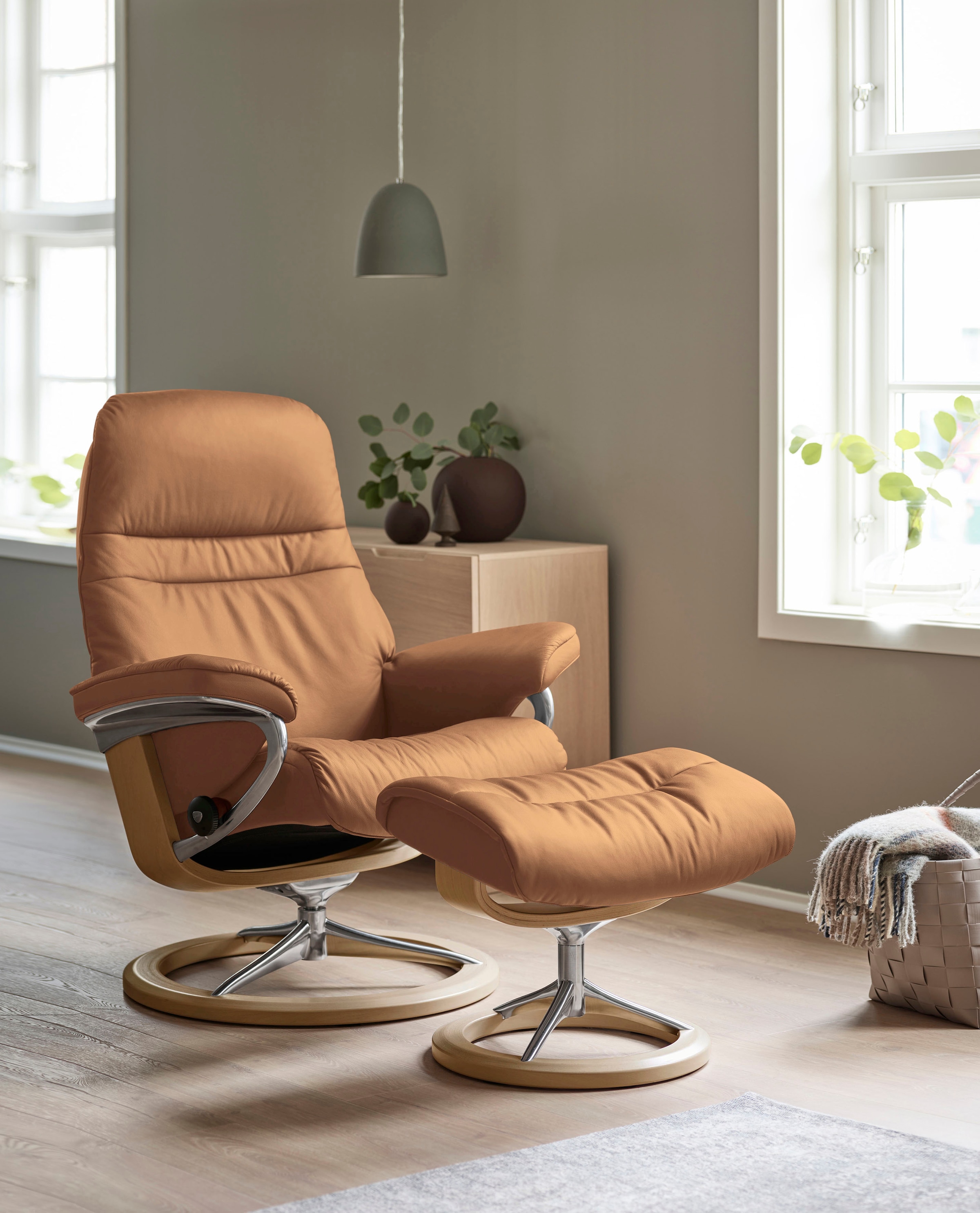 Stressless® Fußhocker »Sunrise«, mit Signature Base, Gestell Eiche