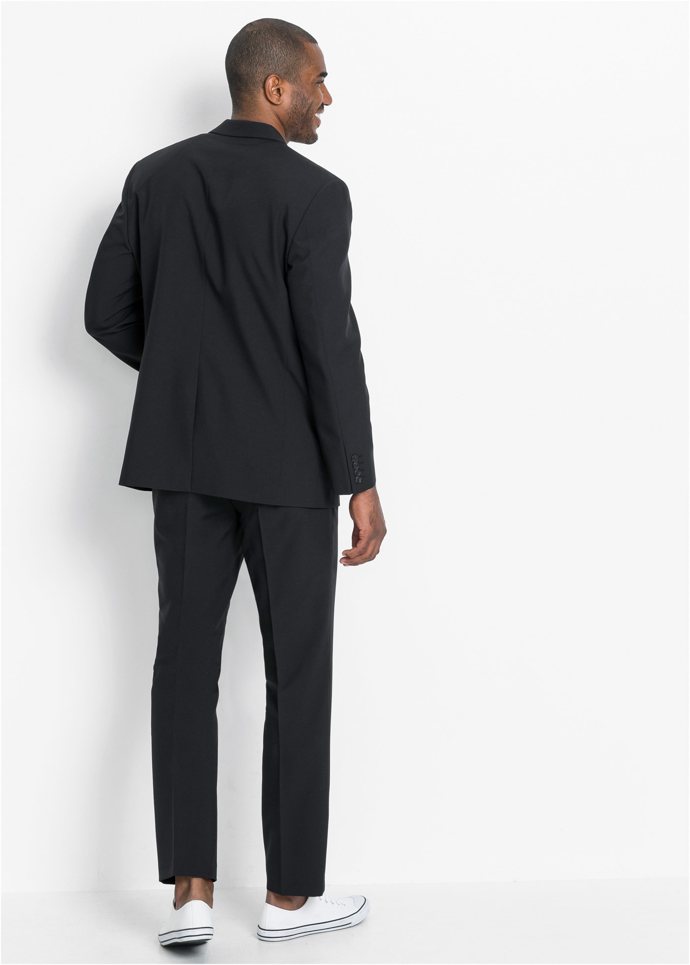 bonprix Anzug »Anzug (2-tlg. Set), Regular Fit« Set, 2 tlg. regular fit Regular Fit, pflegeleichtes Material, zweiteiliges Set
