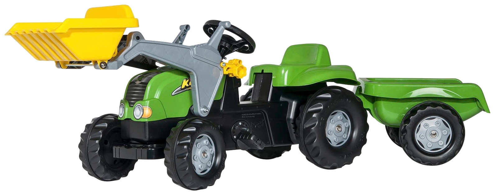 Rolly Toys Tretfahrzeug, Traktor mit Trailer und Lader