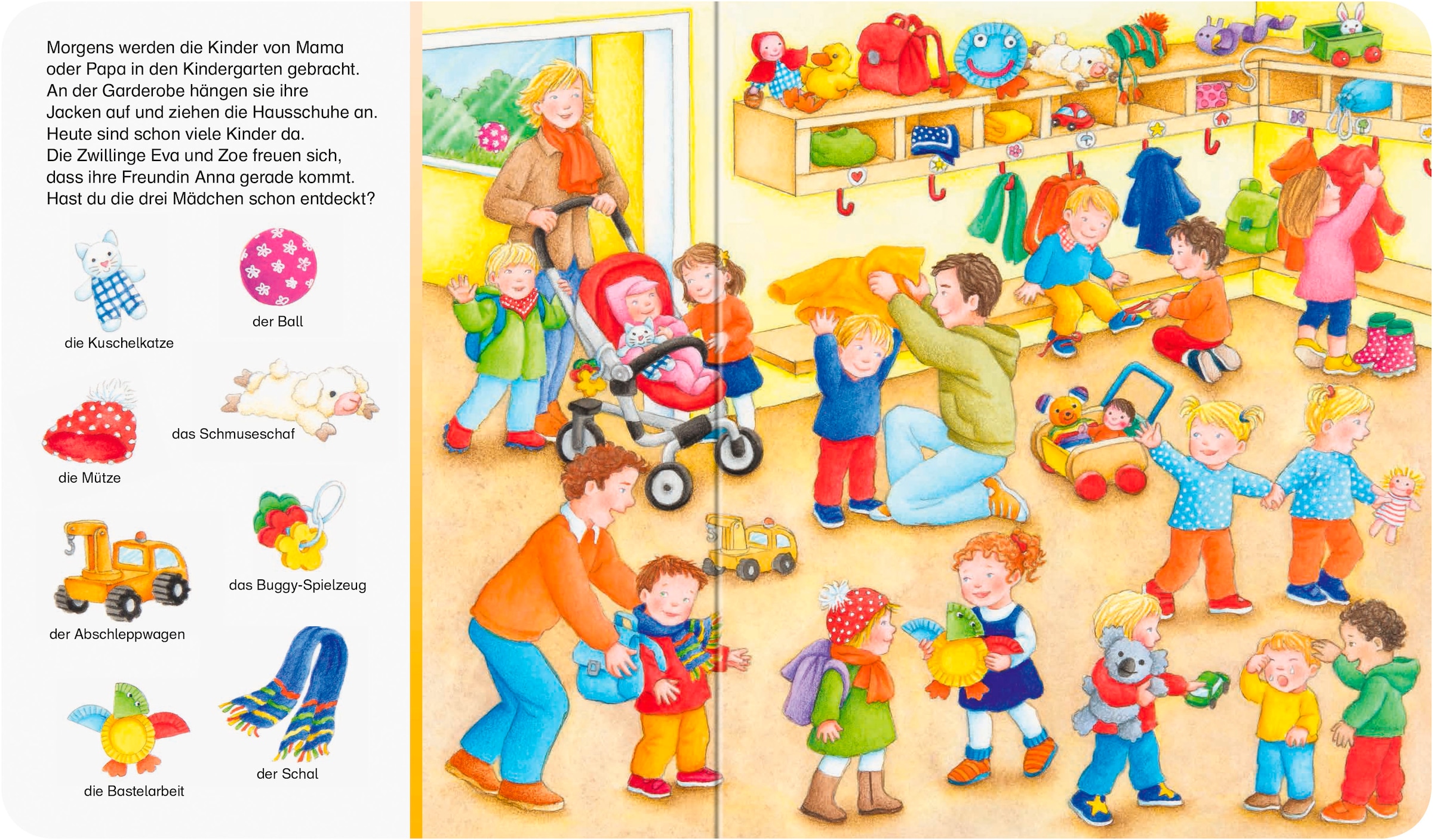 Ravensburger Buch »Pappbilderbuch, Sachen suchen: Im Kindergarten«