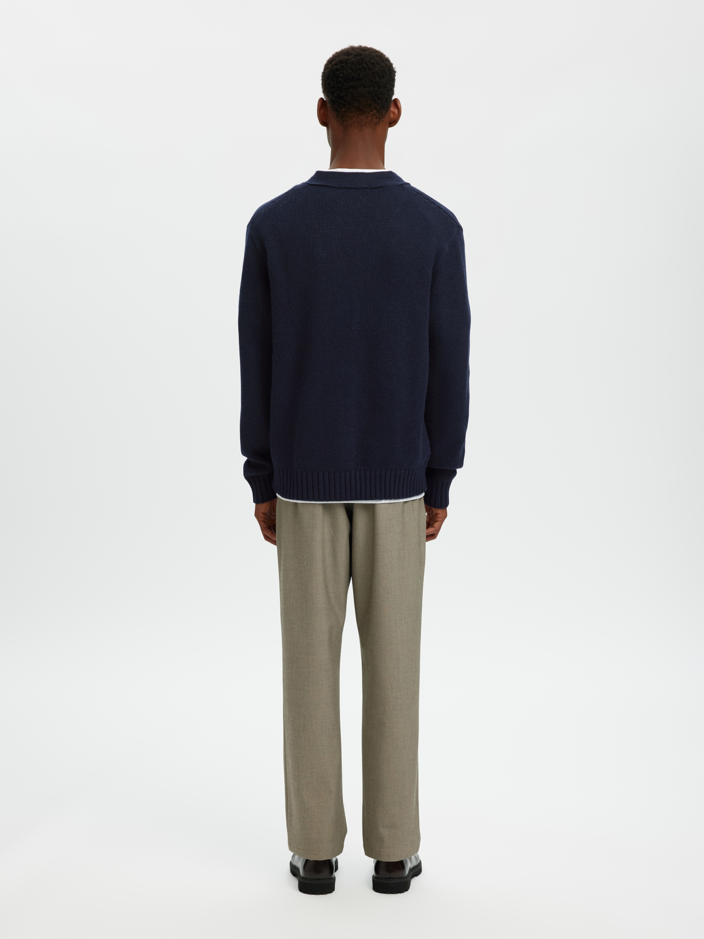 SELECTED Strickjacke »SLMCODY LS KNIT CARDIGAN NOOS« Wollmischung, regular fit