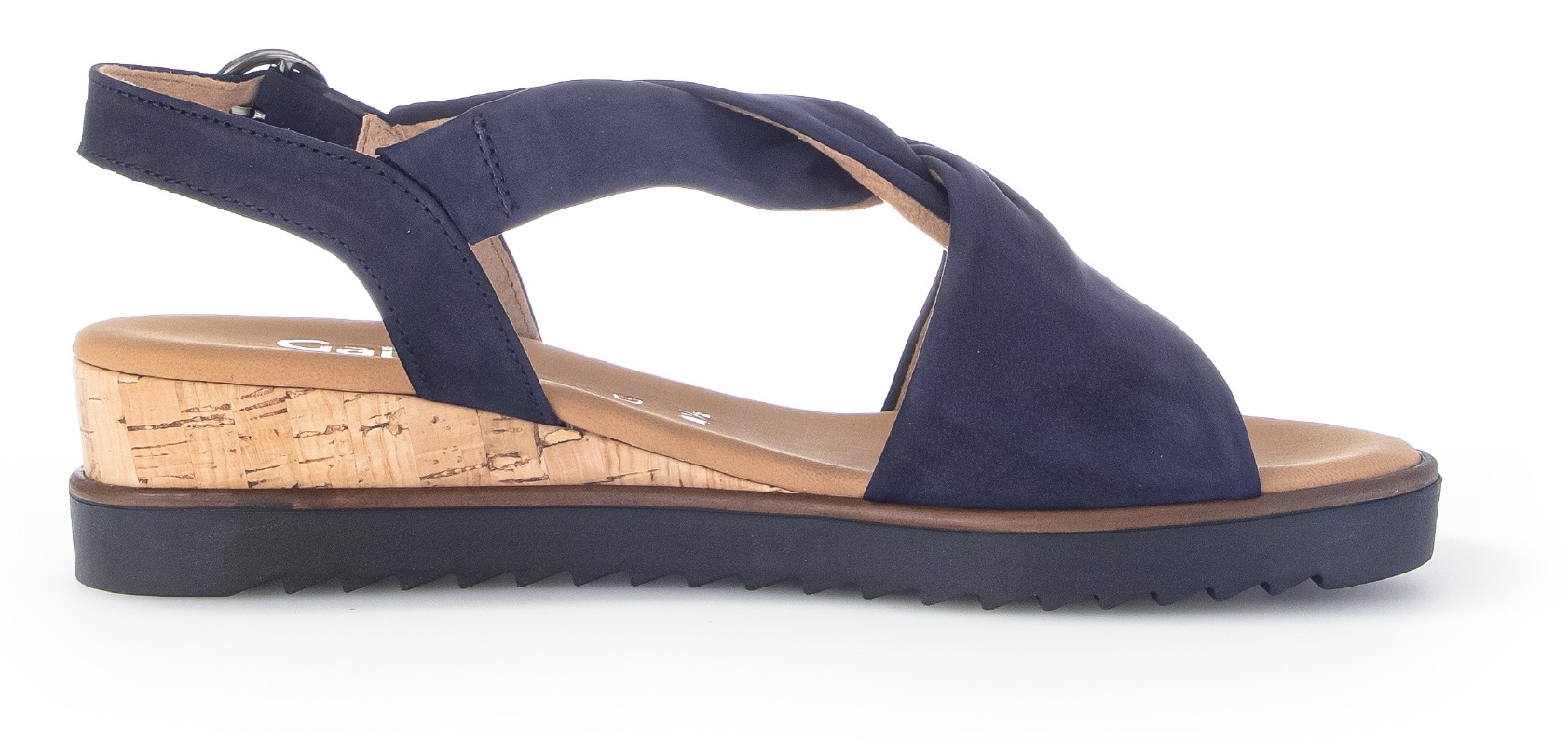 Gabor Sandalette »GENUA«, Sommerschuh, Sandale, Keilabsatz, mit verstellbarem Fersenriemchen
