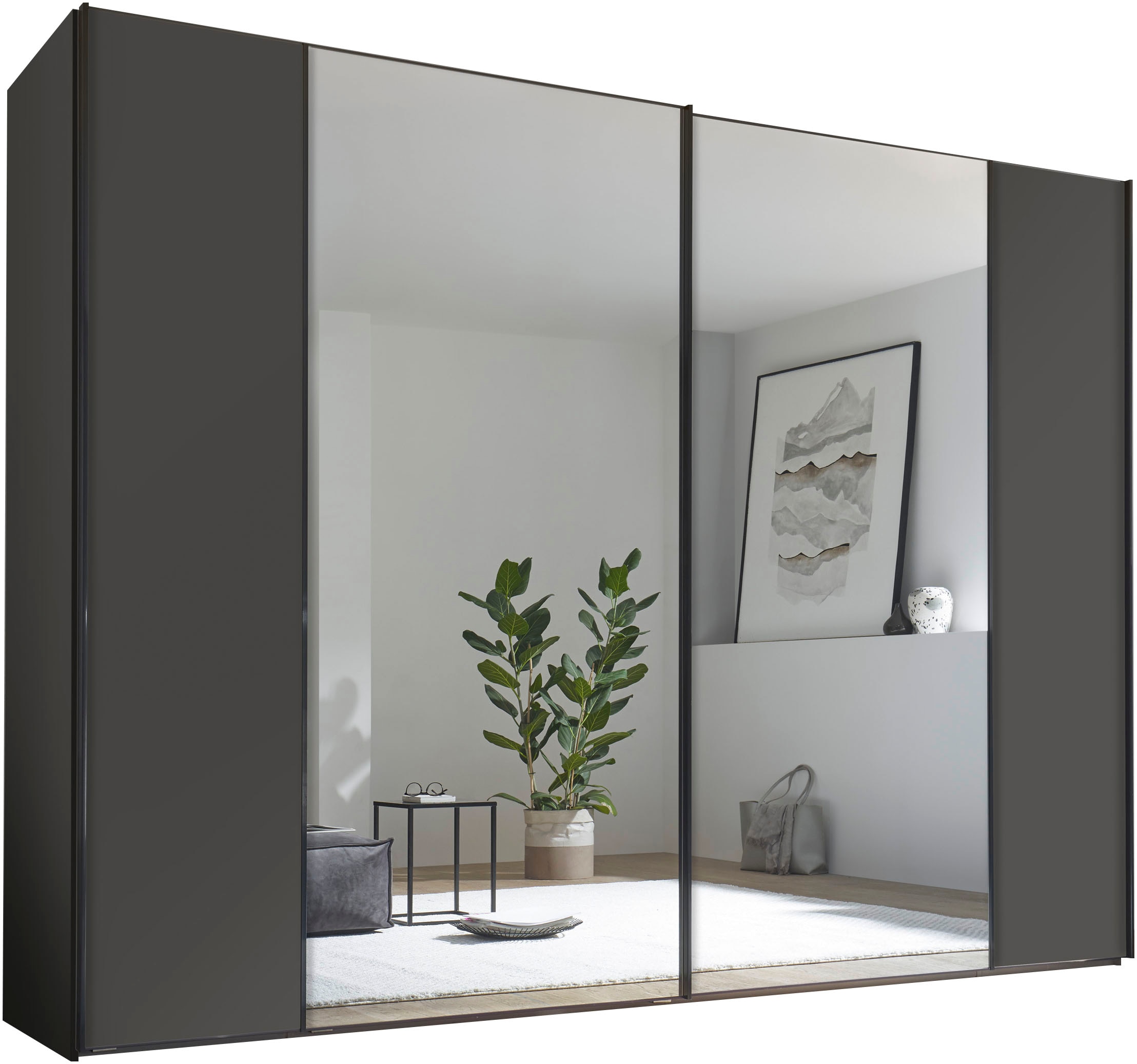 STAUD Schwebetürenschrank »Sonett 120 G, Made in Germany« mit vier verschiedenen Ausstattungsvarianten