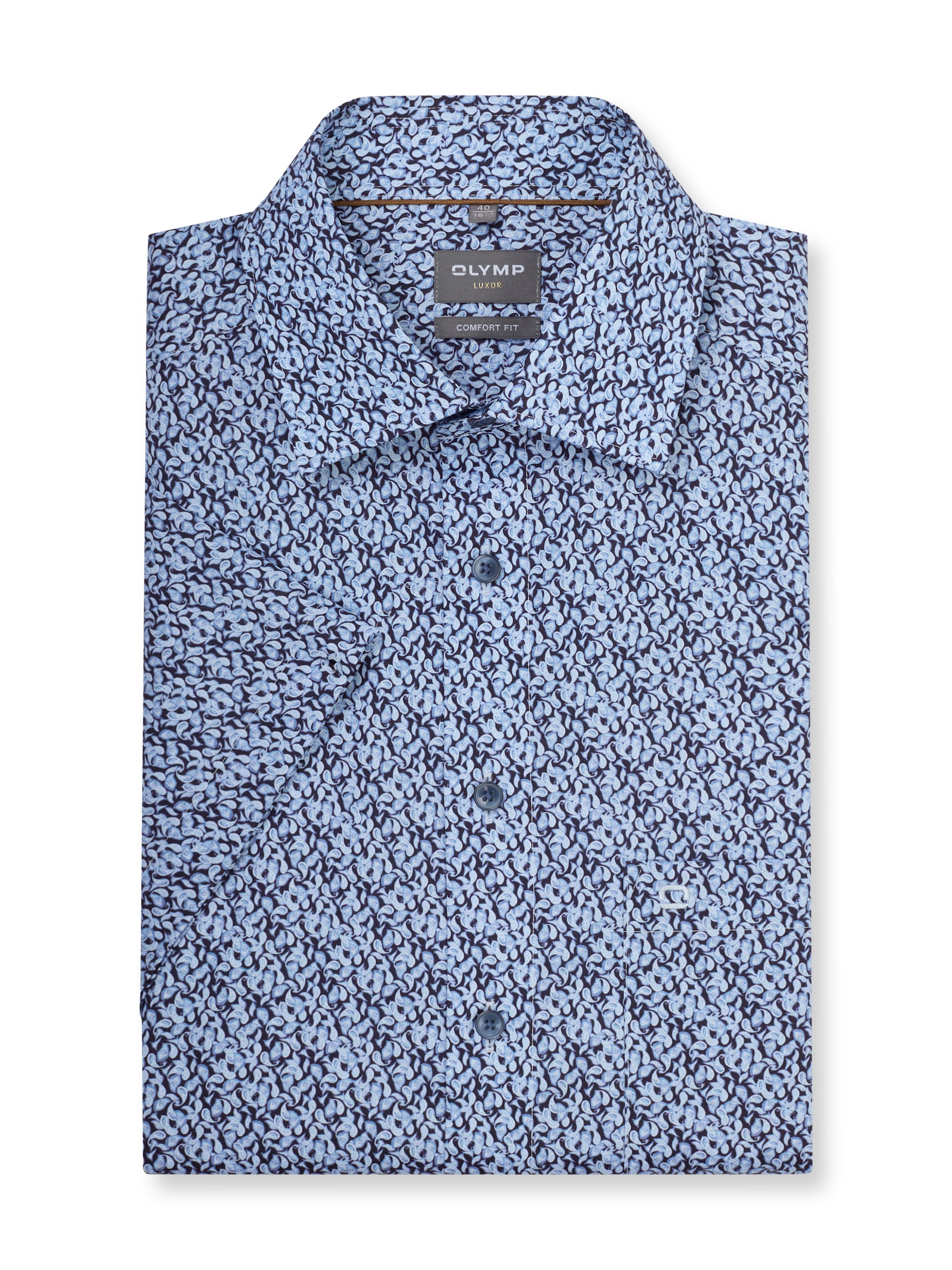OLYMP Kurzarmhemd »Luxor« Businesshemd, comfort fit, New-Kentkragen