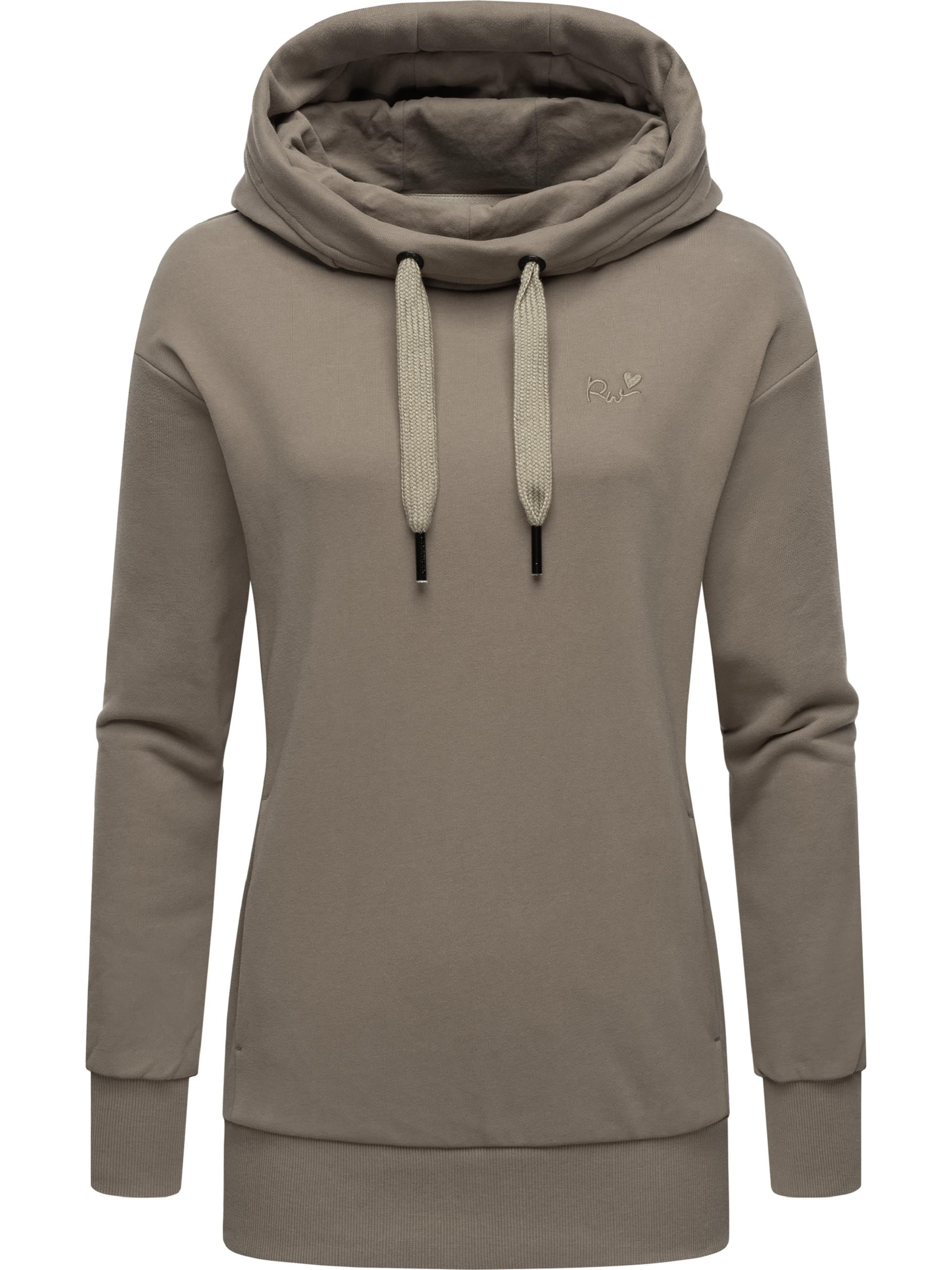 Ragwear Kapuzenpullover »Kapuzenpullover Yodis« modischer Kapuzenpullover mit hohem Kragen