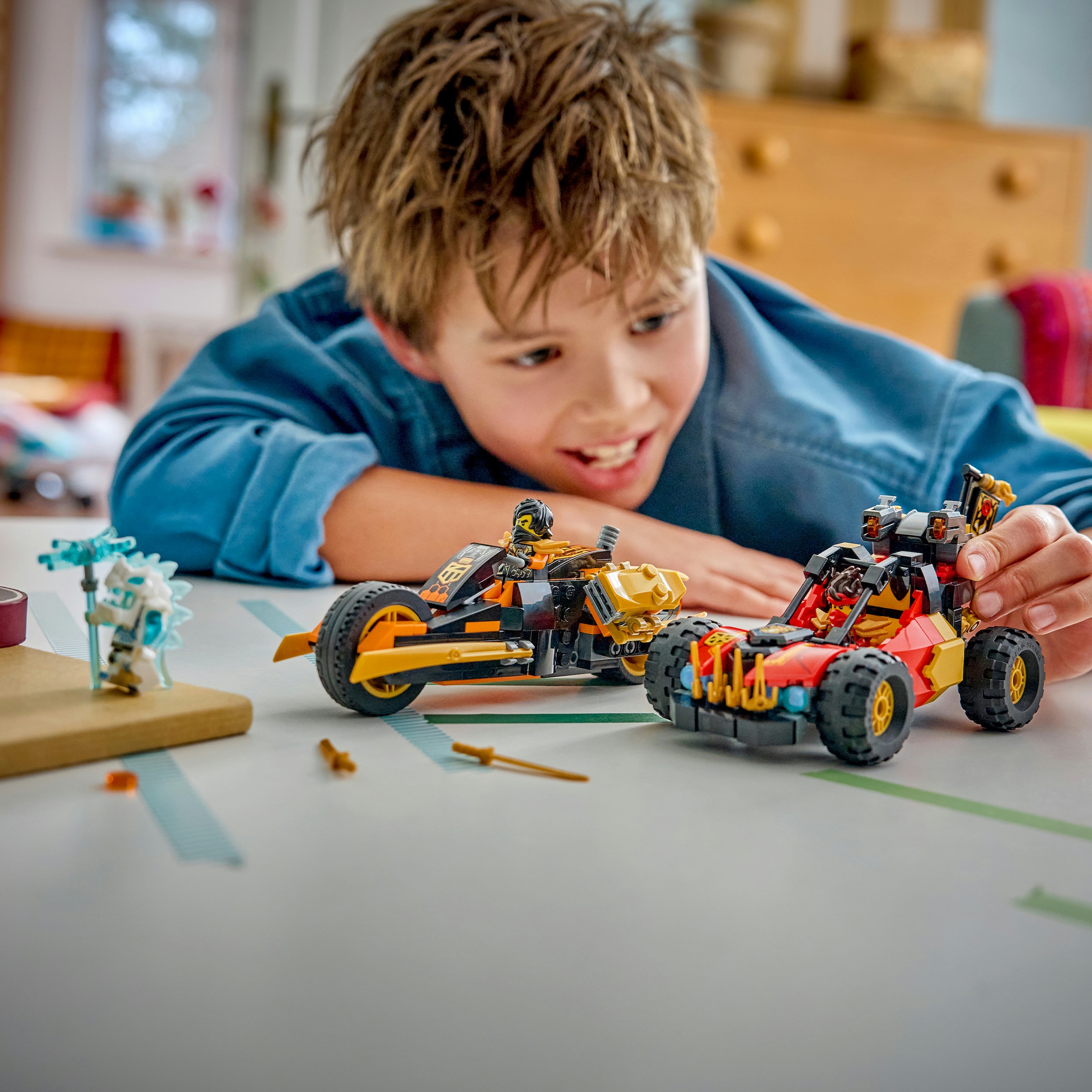 LEGO® Konstruktionsspielsteine »Kais und Coles Kombi-Flitzer (71864), LEGO Ninjago« Made in Europe