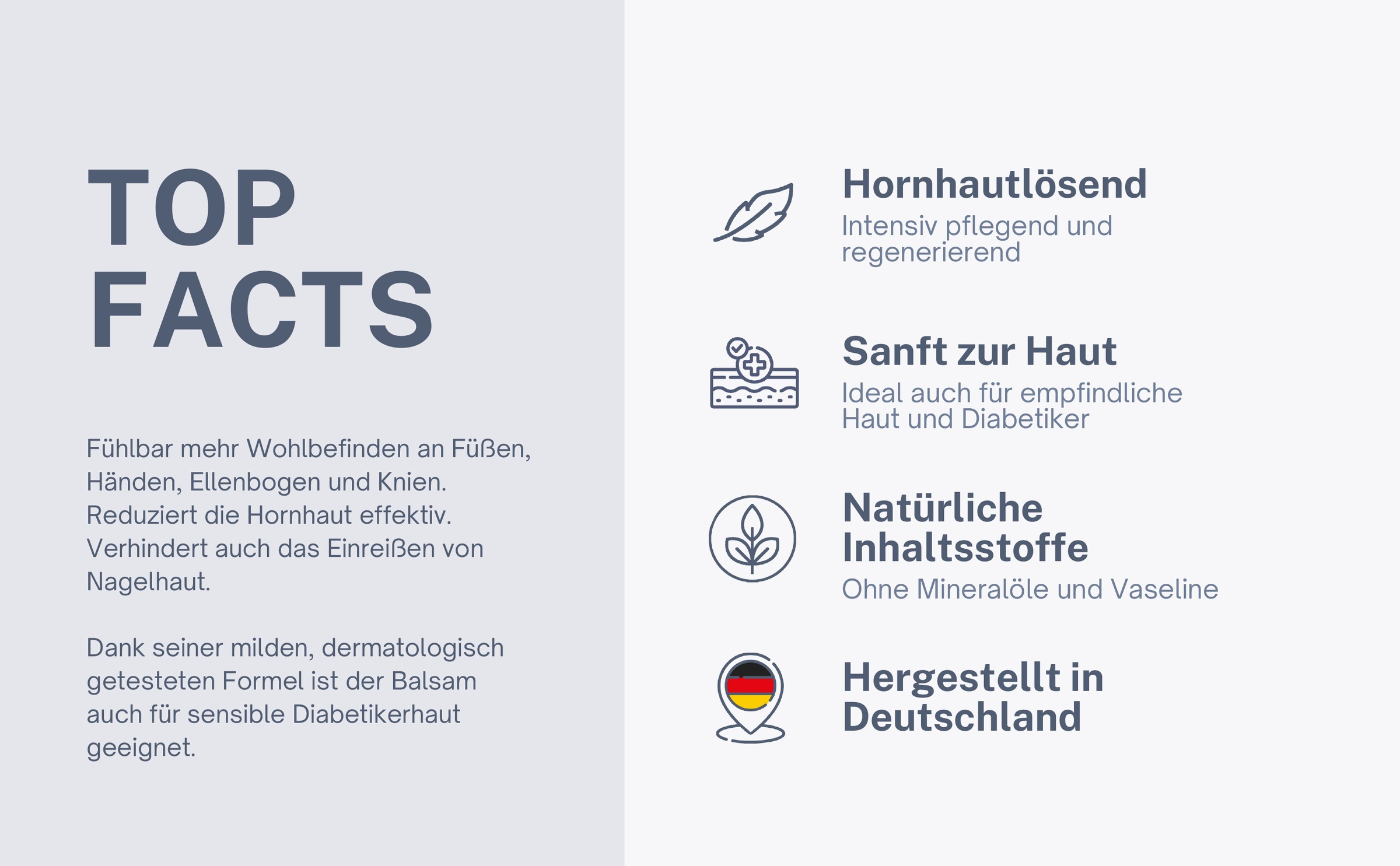 Hydas Hornhautbalsam »DermaAktiv Pflegebalsam zur Hornhautreduktion für raue Hautpartien« 75% Hornhautreduzierung in 28 Tagen, auch für Diabetikerhaut geeignet